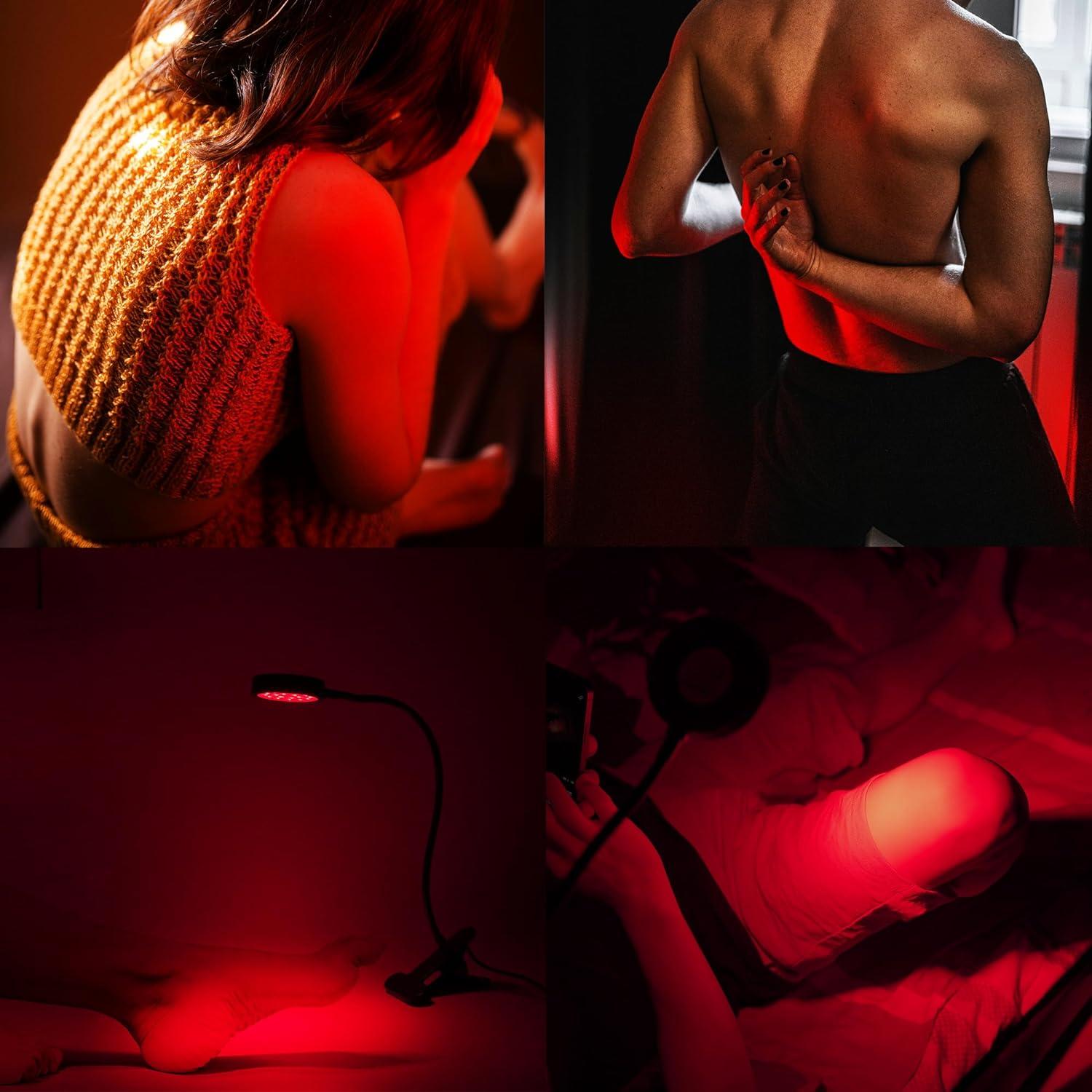 Lámpara de Terapia de Luz Roja GREENIC 660nm 850nm Portátil