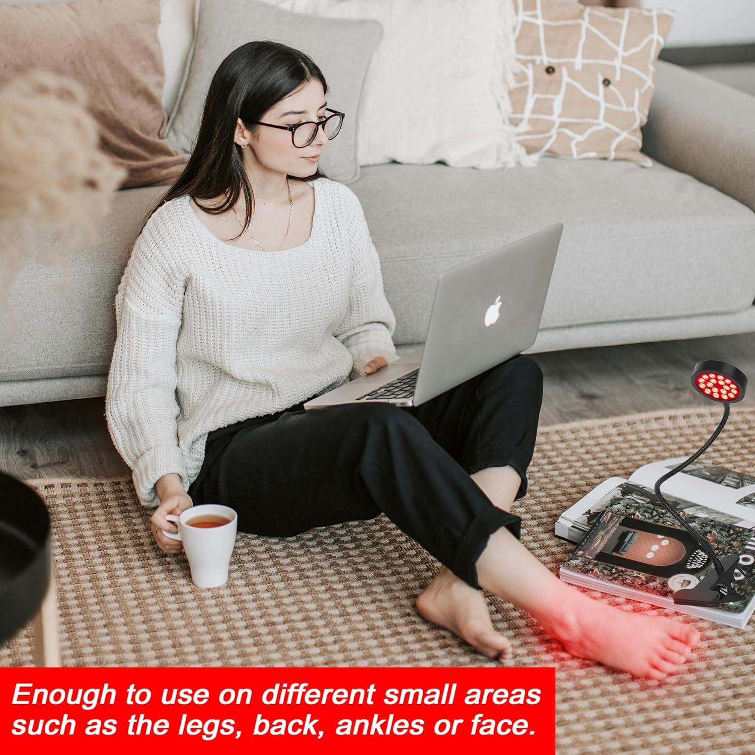 Lámpara de Terapia de Luz Roja GREENIC 660nm 850nm Portátil