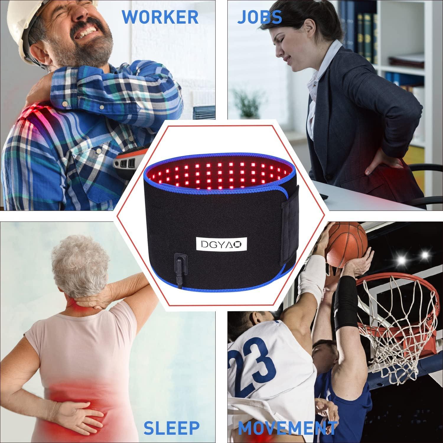 Terapia de Luz Infrarroja Roja DGXINJUN para Alivio Muscular