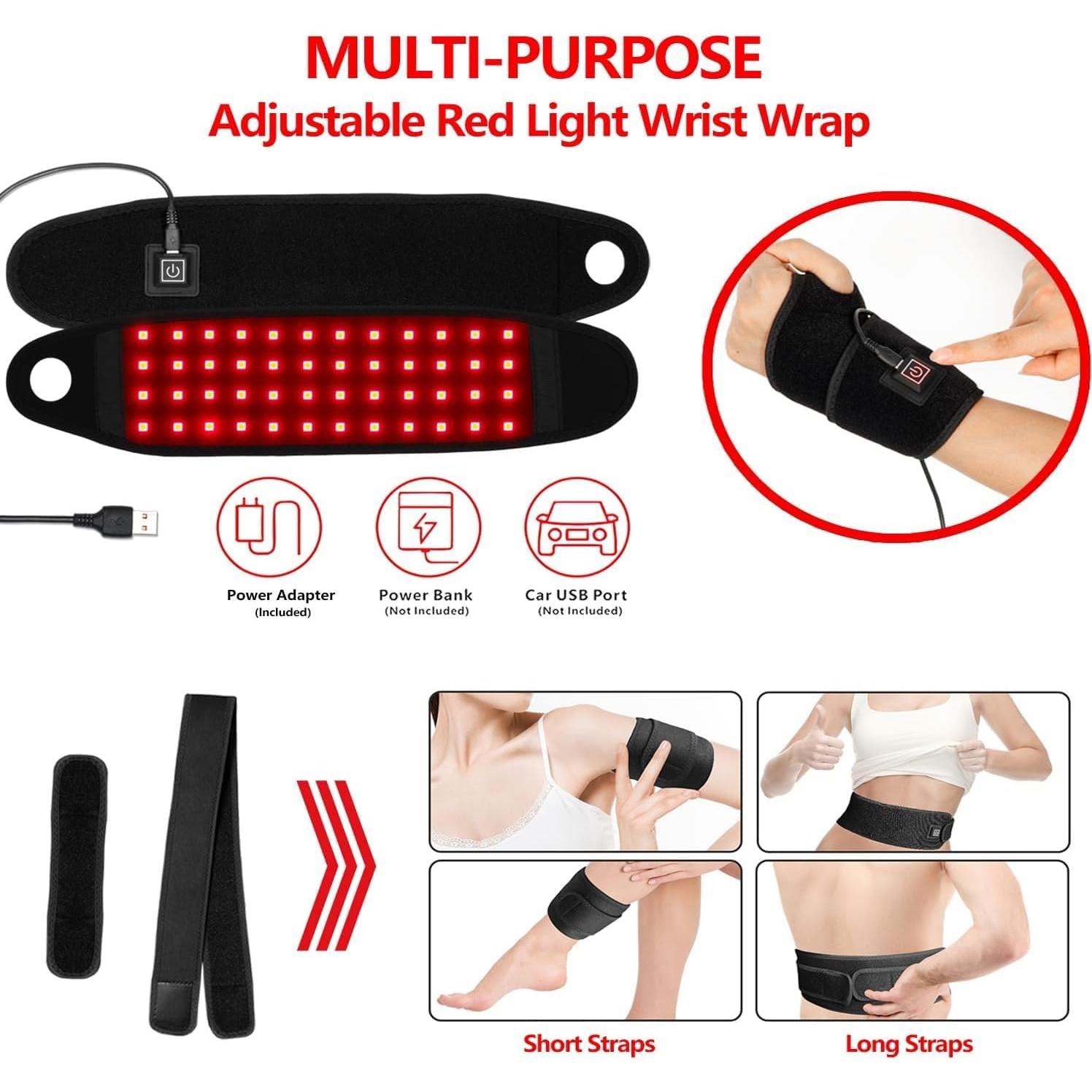 Cinturón Terapia Luz Roja Shuborui para Cuello y Muñeca