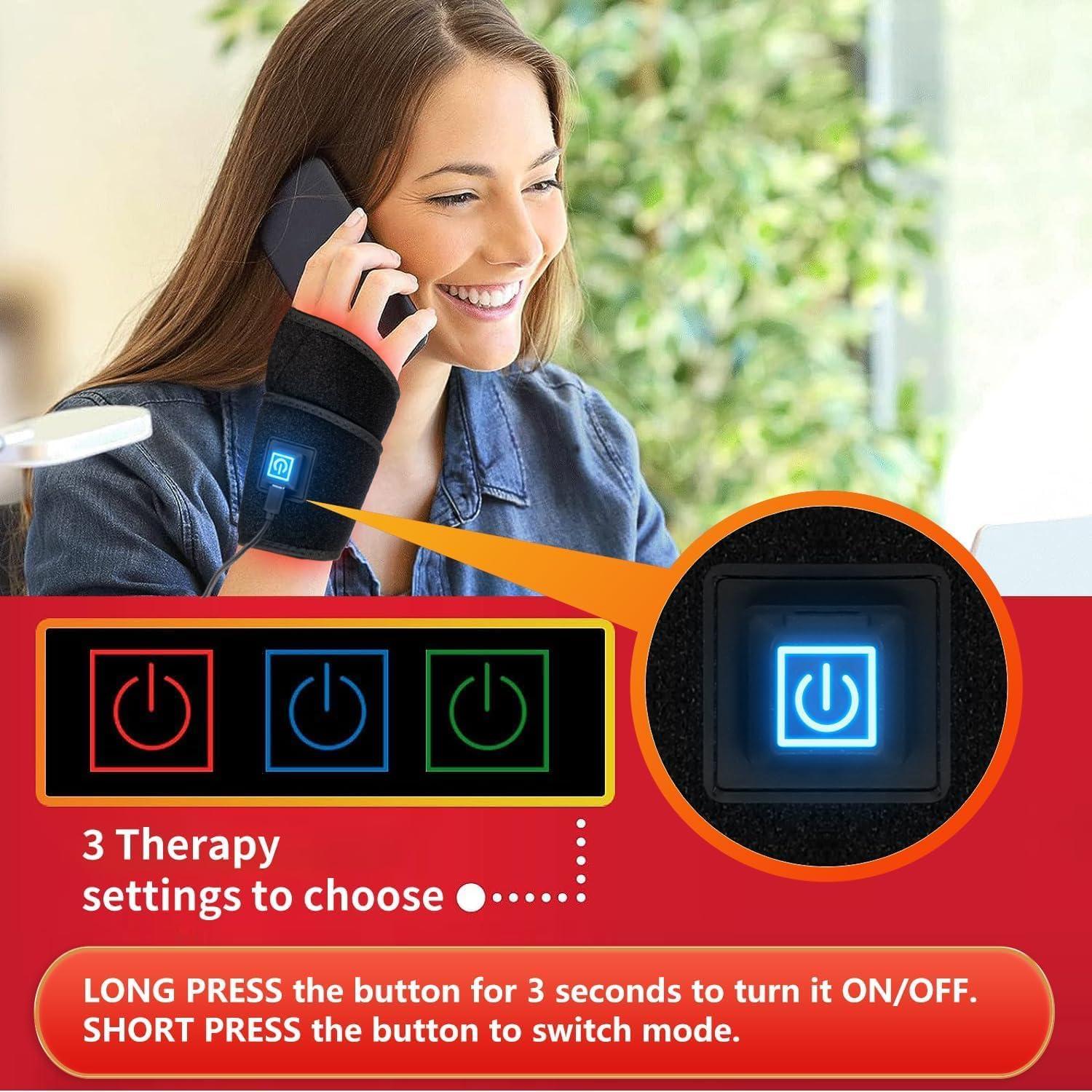 Cinturón Terapia Luz Roja Shuborui para Cuello y Muñeca