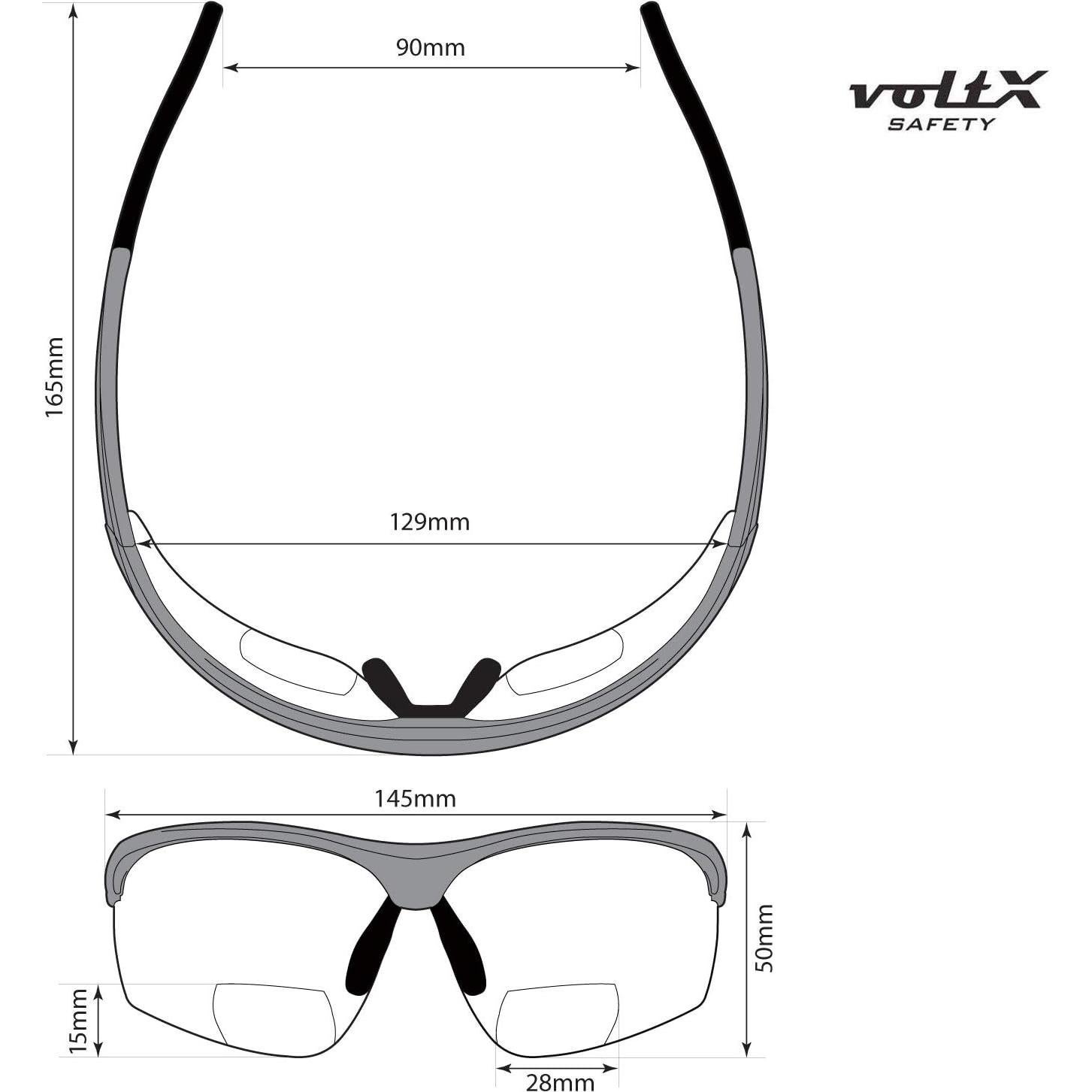 Gafas de Seguridad Bifocales voltX ULTIMATE +1.5 Dioptrías
