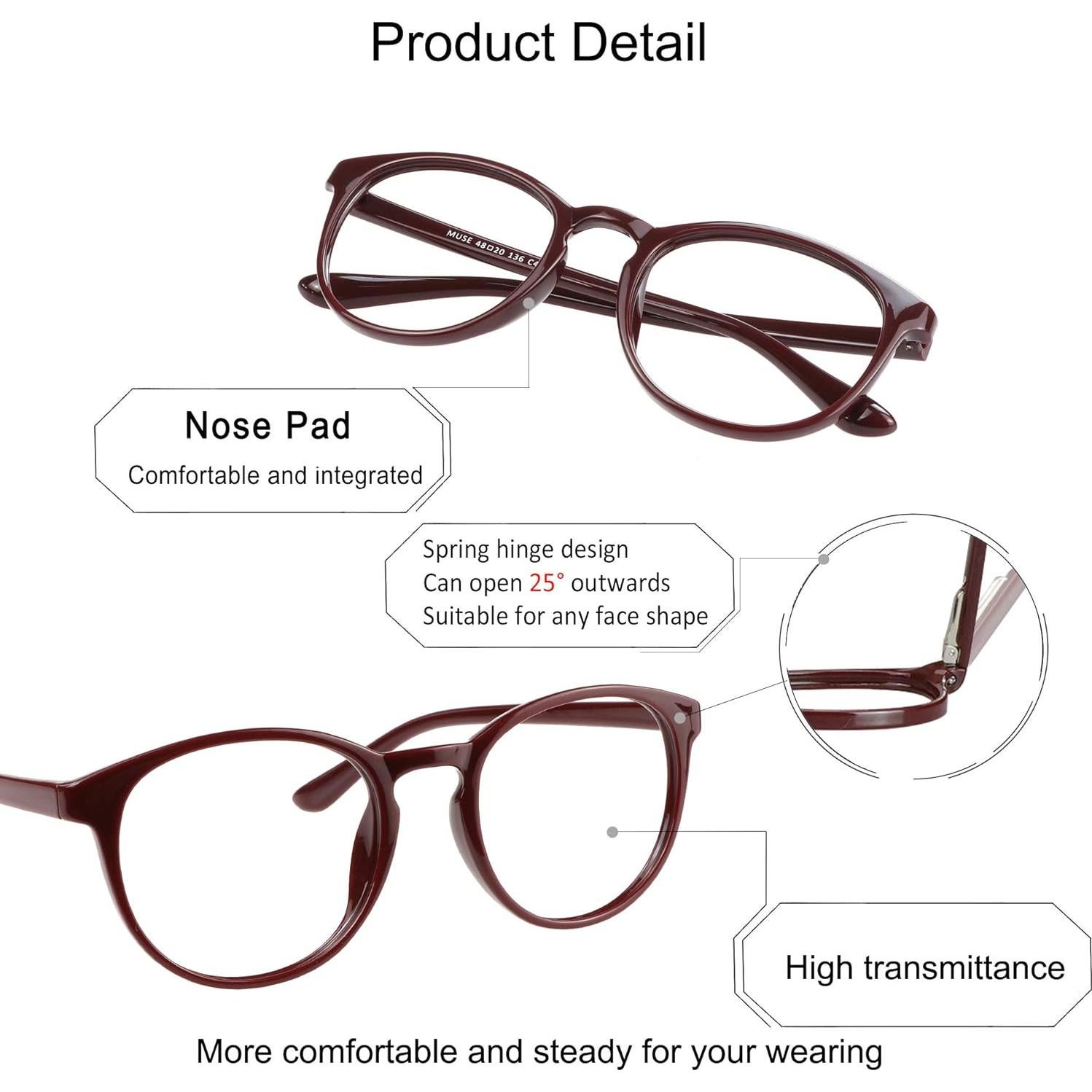 Gafas Bifocales YEIN con Lentes Antiluz Azul +1.25