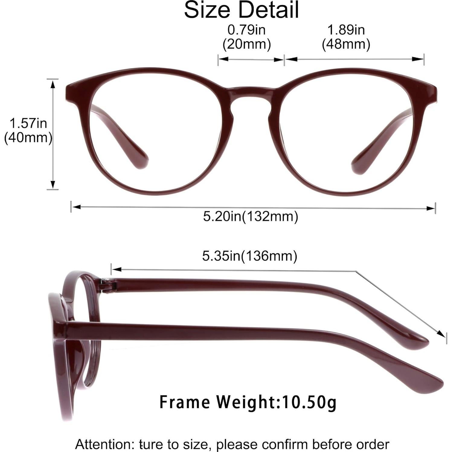 Gafas Bifocales YEIN con Lentes Antiluz Azul +1.25