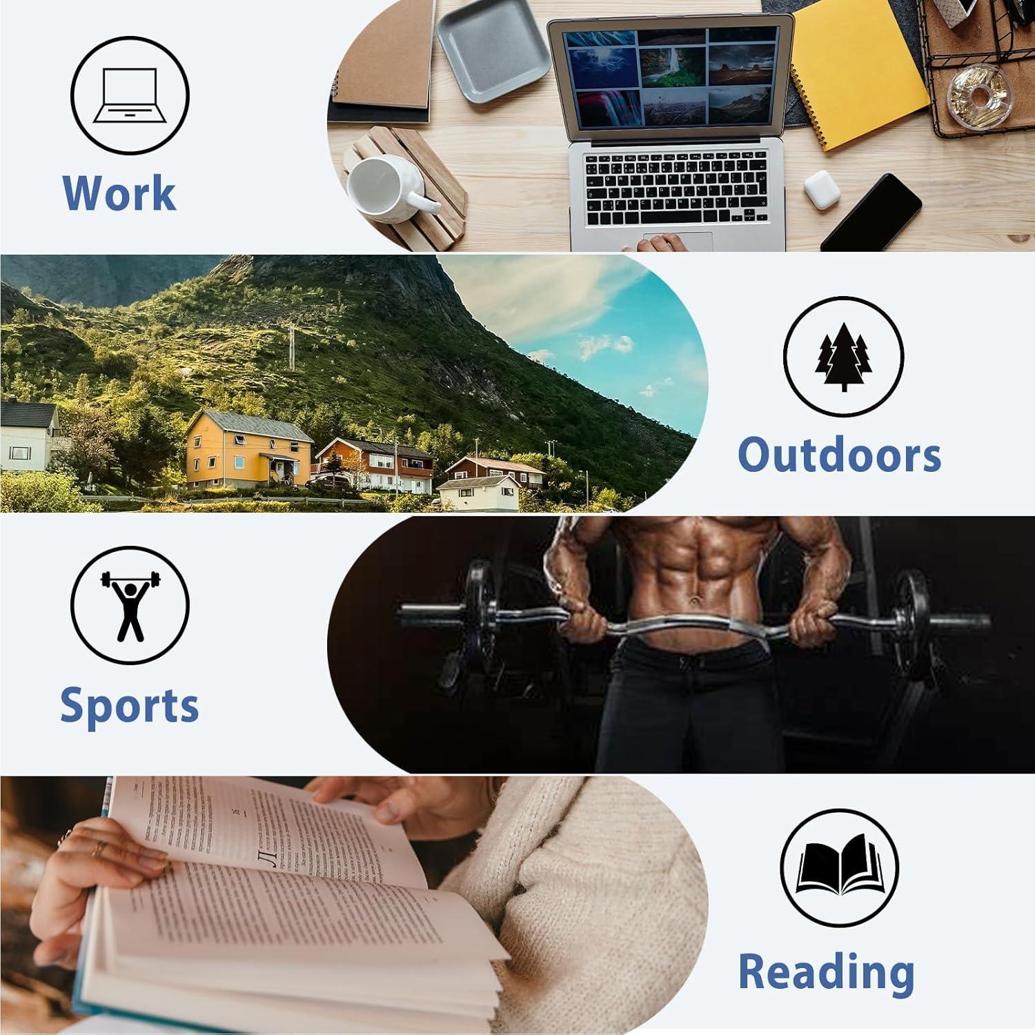 Gafas de lectura bifocal fotochromáticas Titanio UV 2.5x