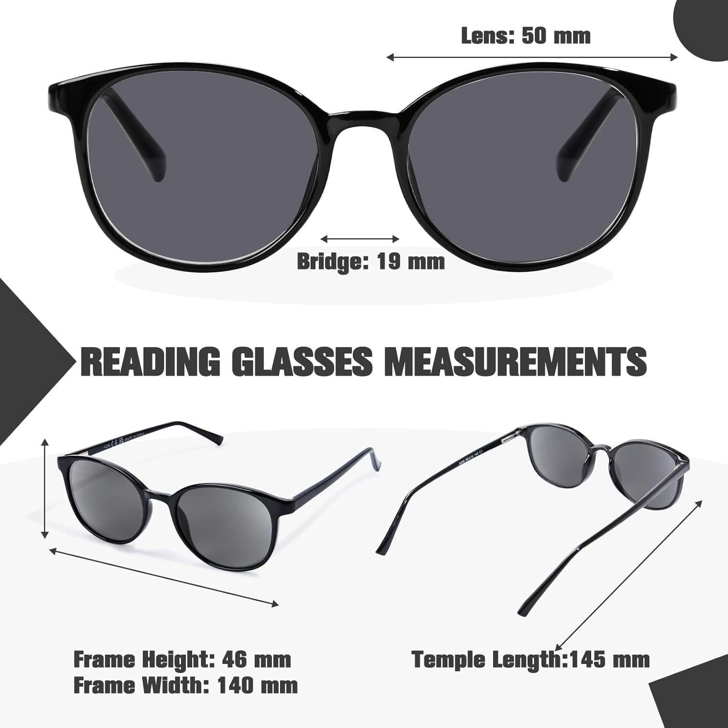 Gafas de lectura OPTOFENDY TR90 UV400 para mujeres