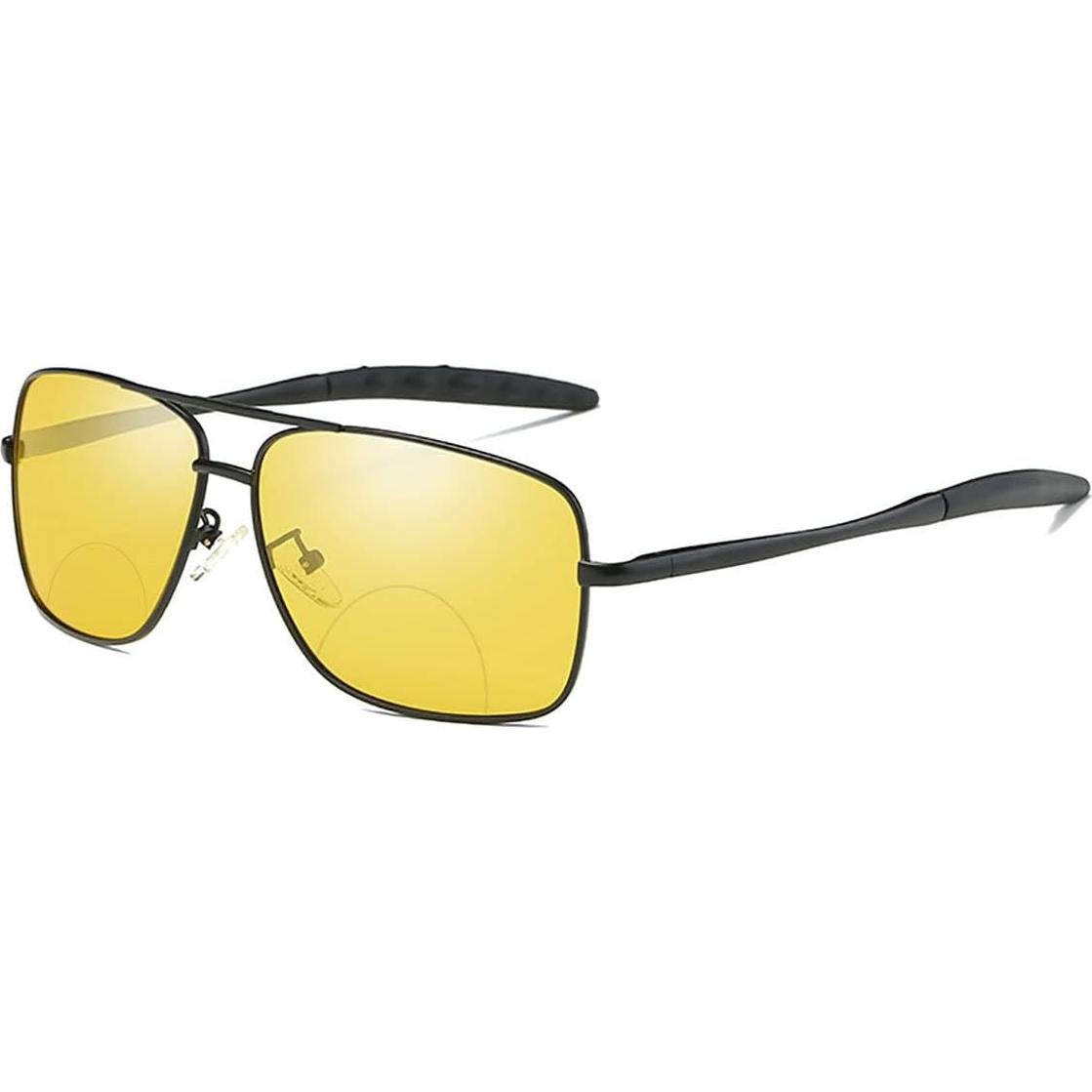 Gafas de Sol Bifocales Laureles para Hombre Lente Amarillo