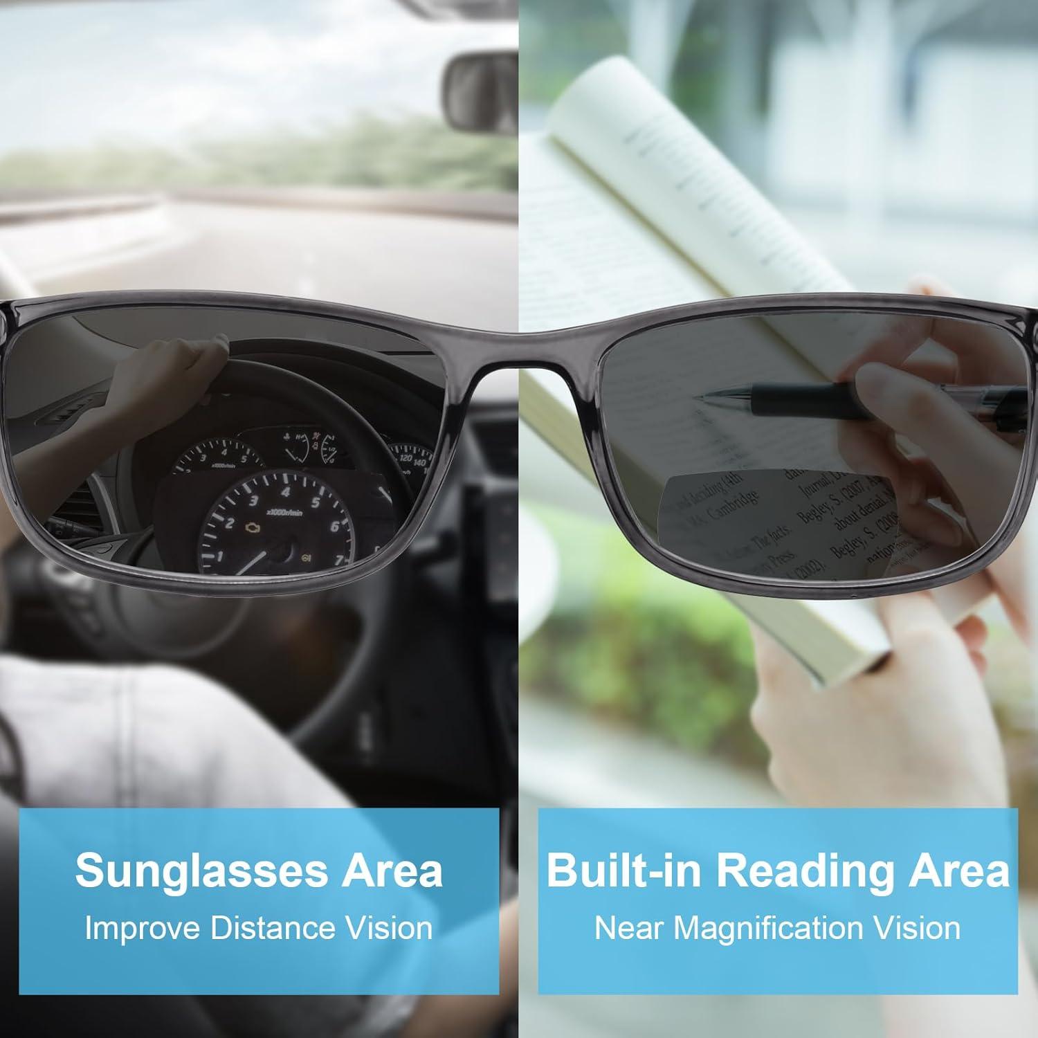 Gafas de sol bifocales SKYOAK +2.0 UV400 marco TR90