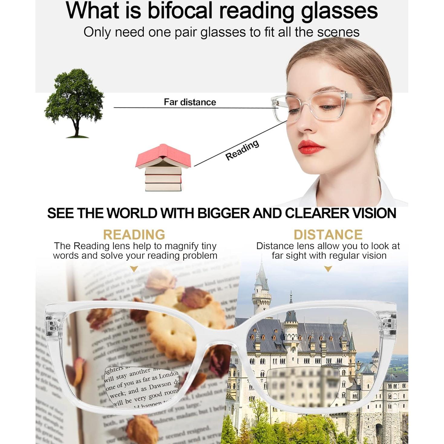 Gafas Bifocales OCCI CHIARI para Mujeres con Filtro UV400