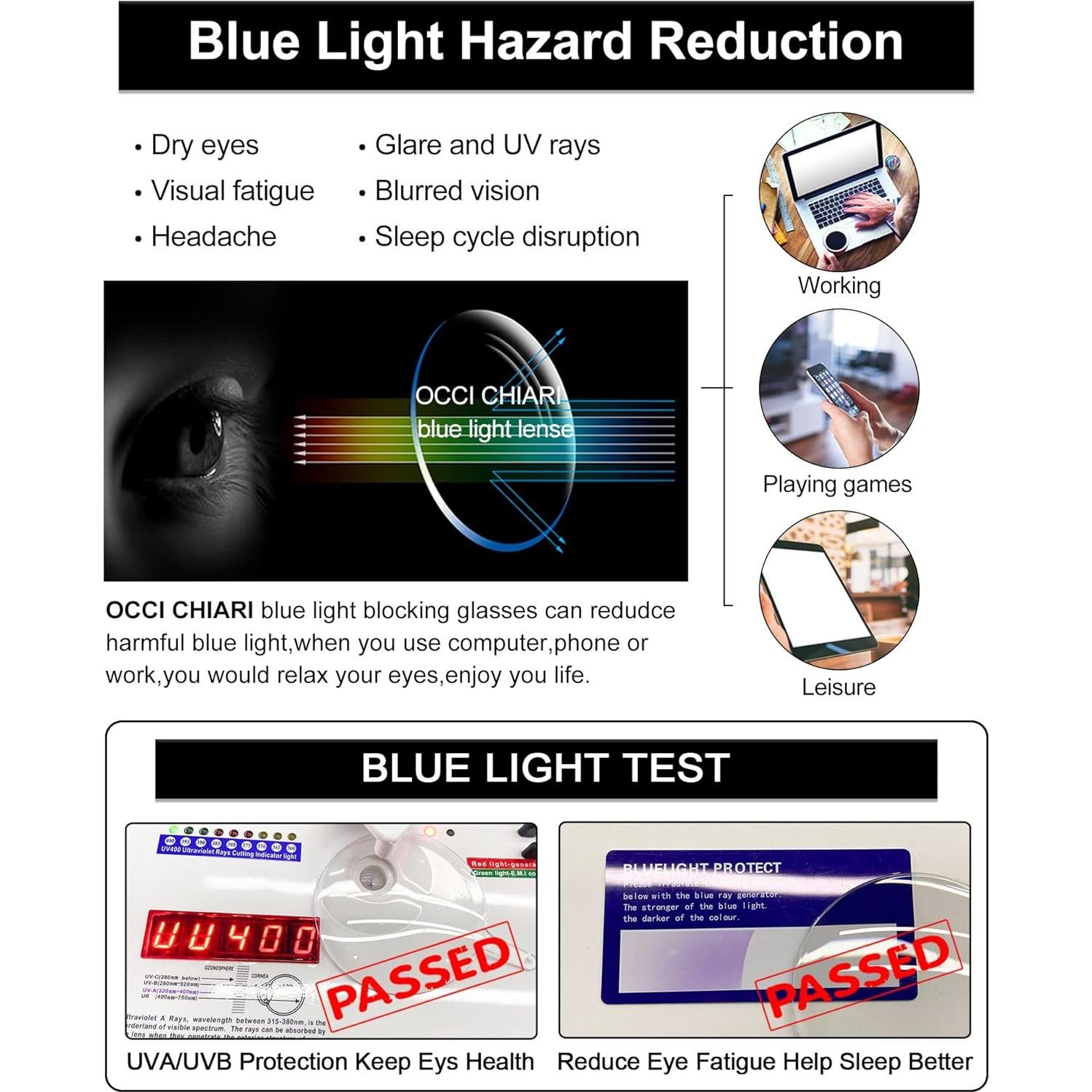 Gafas Bifocales OCCI CHIARI para Mujeres con Filtro UV400