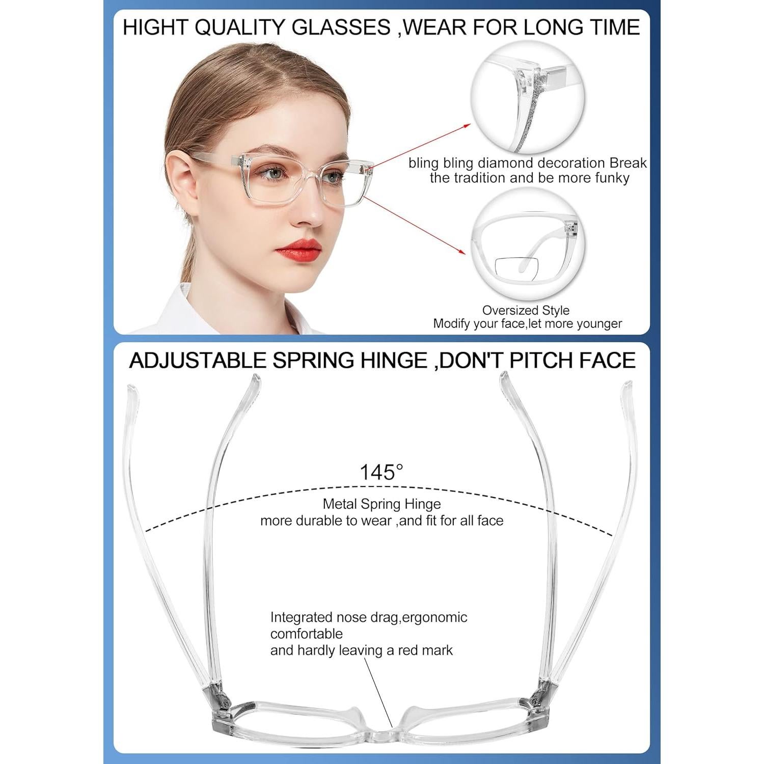 Gafas Bifocales OCCI CHIARI para Mujeres con Filtro UV400