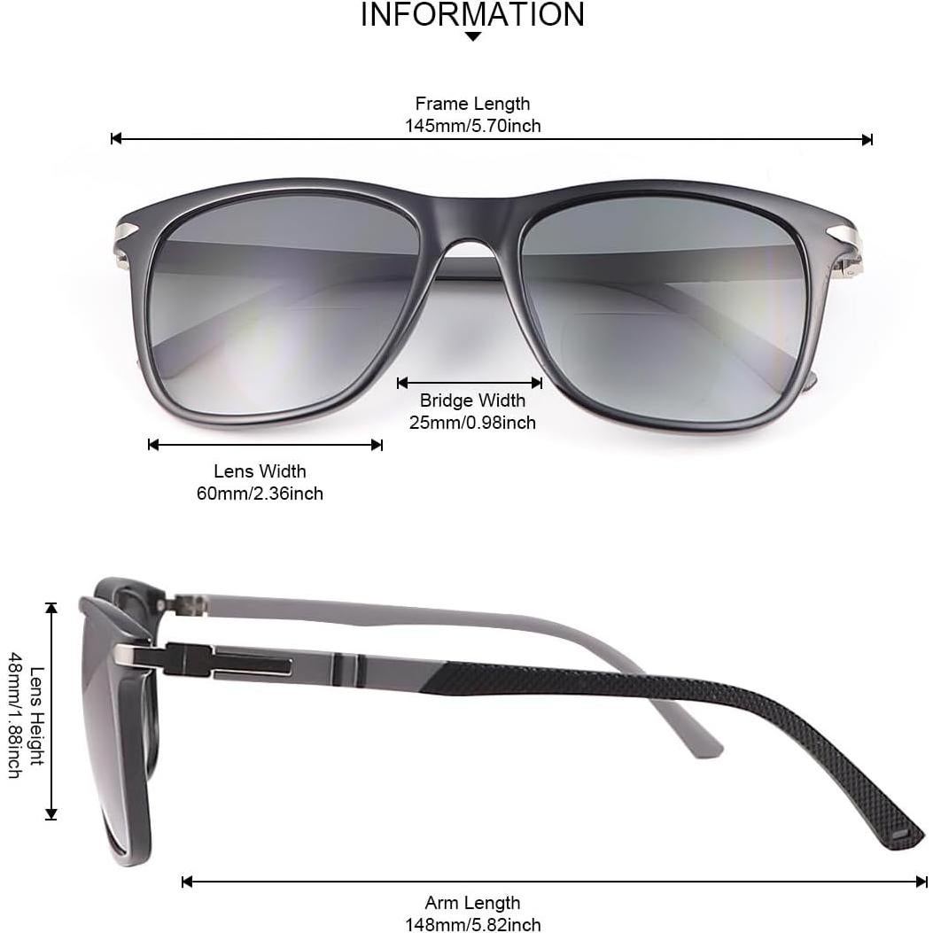 Gafas de Lectura Bifocales YIMI Polarizadas UV400 1.5x