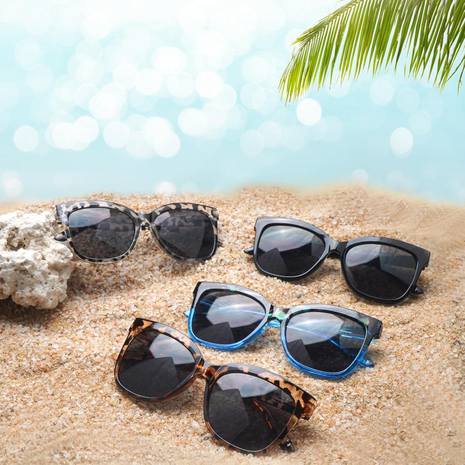 Paquete de 4 Gafas Bifocales UV400 FADBON para Lectura