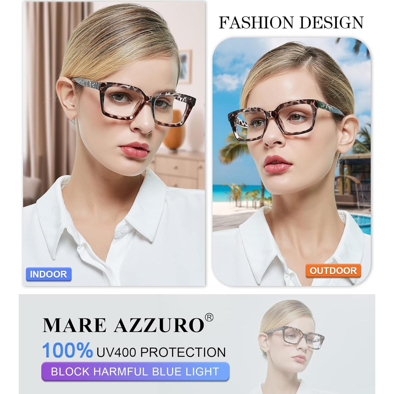 Gafas de Lectura Bifocales MARE AZZURO 2.5 con Filtro UV