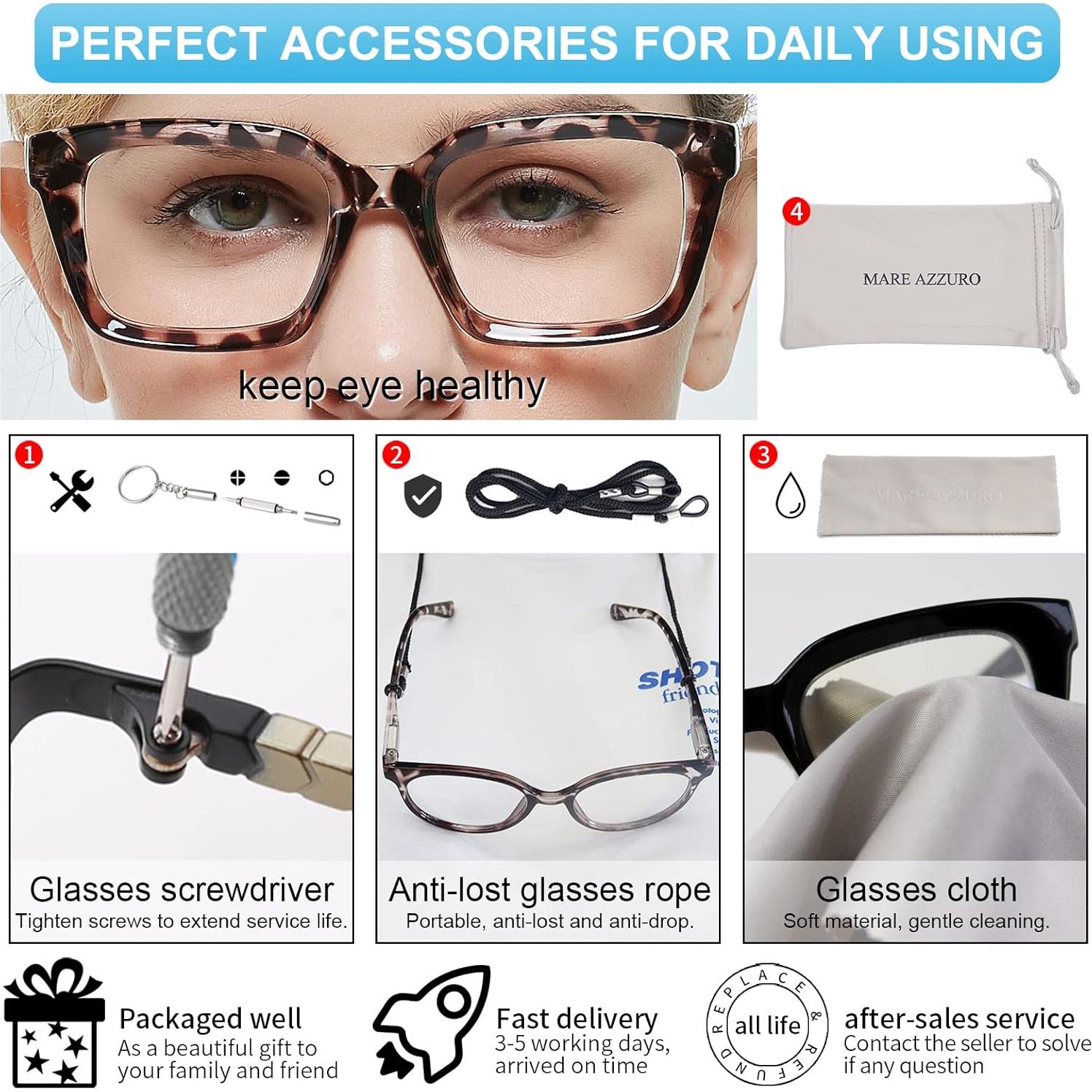 Gafas de Lectura Bifocales MARE AZZURO 2.5 con Filtro UV