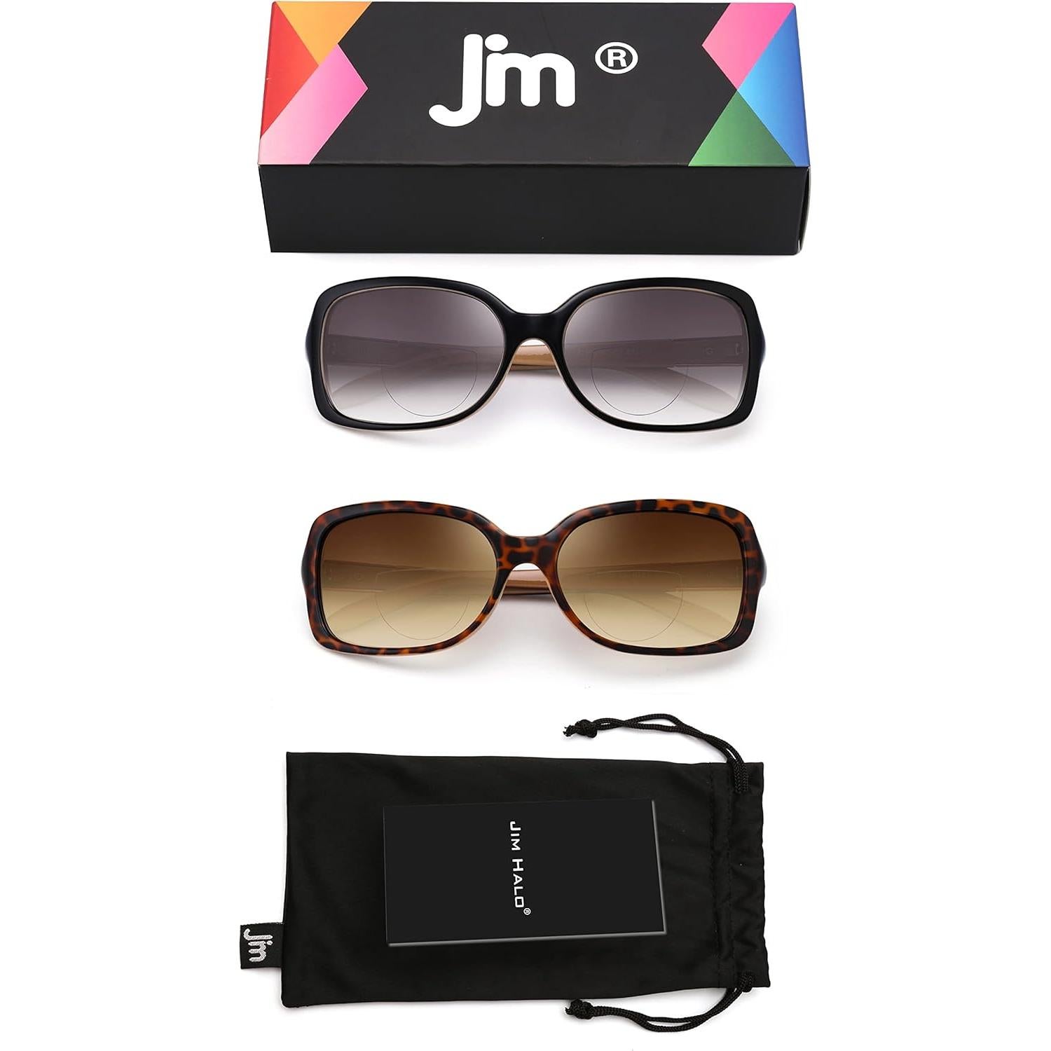 Gafas de Lectura Bifocales JM Cuadradas +3.0 para Mujeres