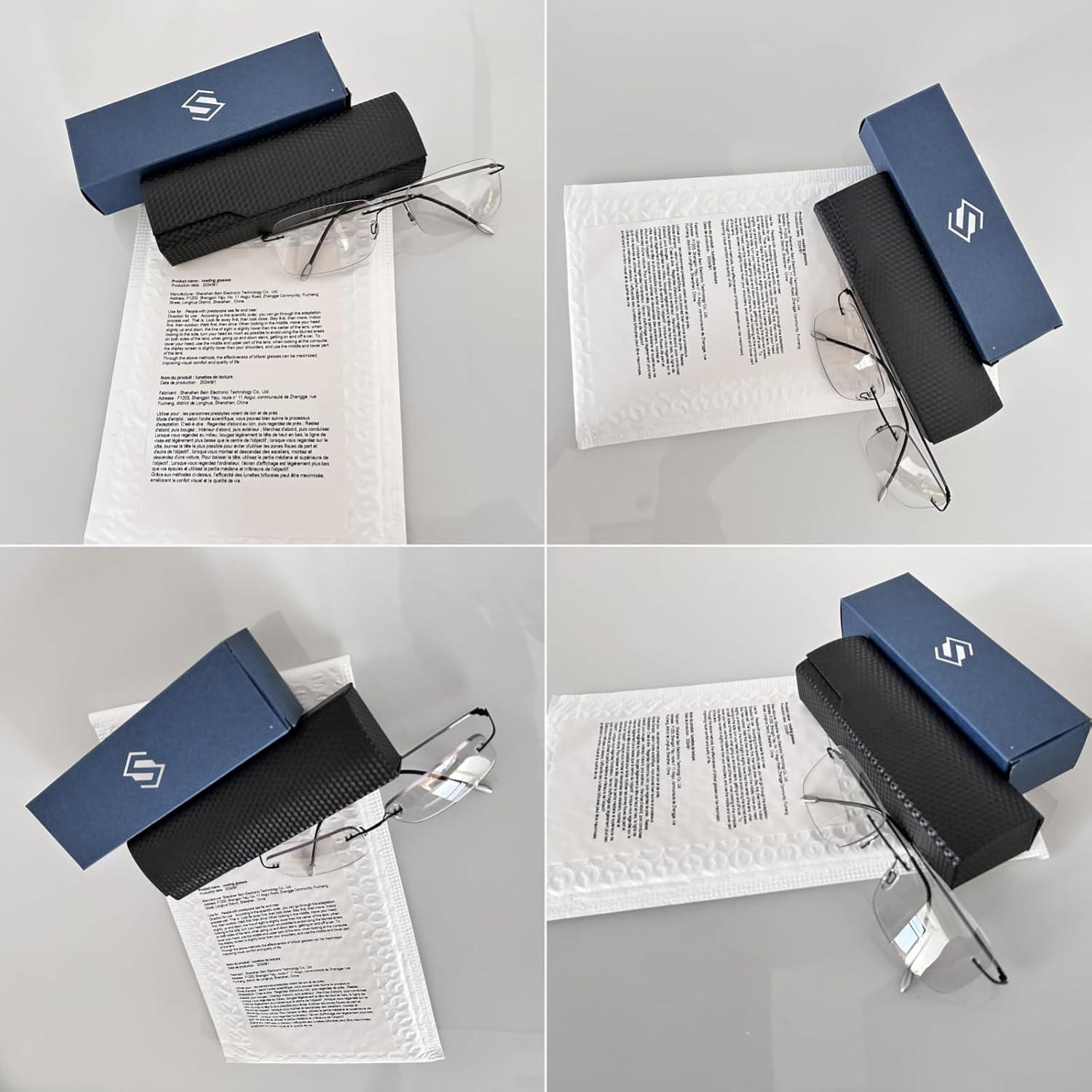 Gafas de lectura bifocales K.LAVER fotocromáticas 1.5x