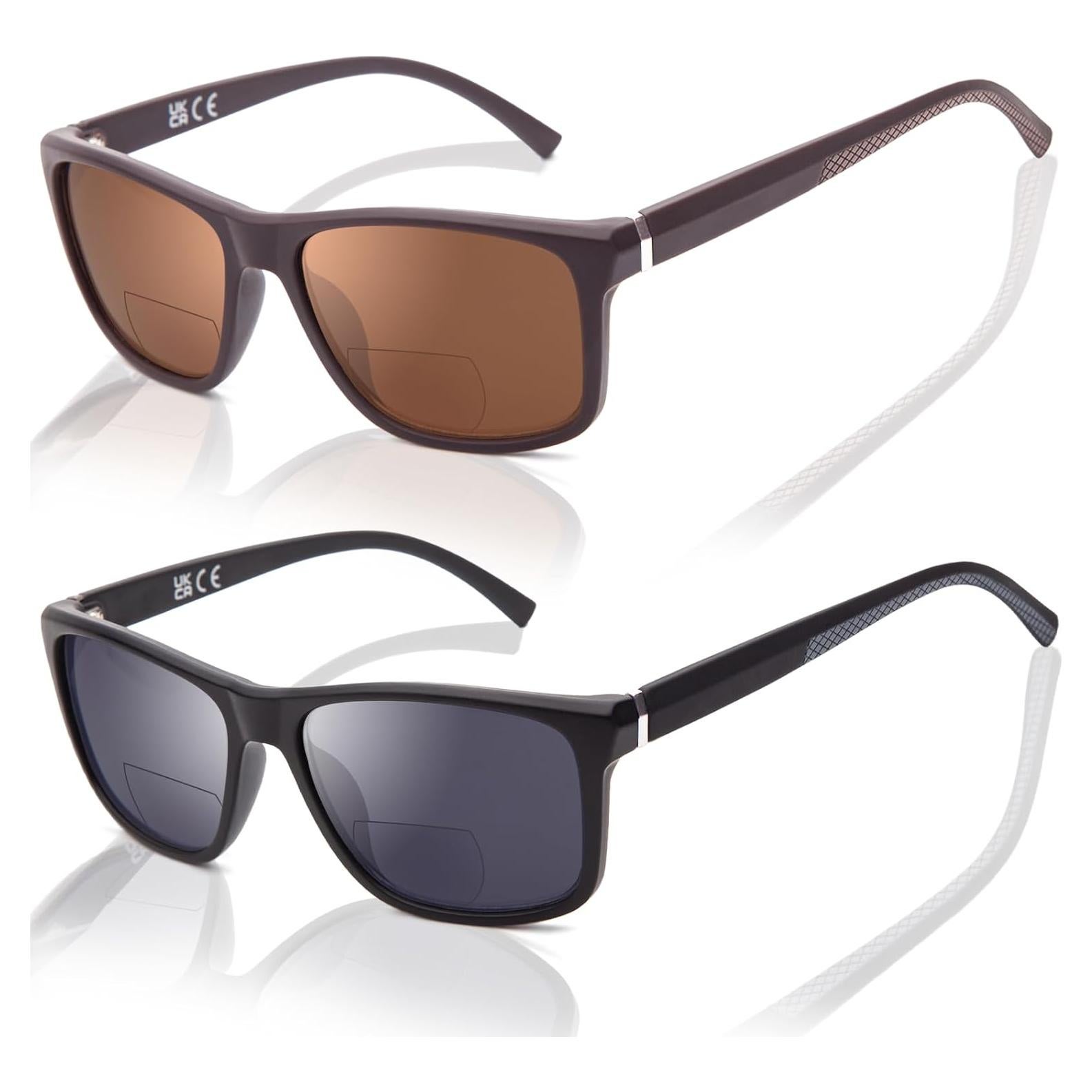 Gafas de Sol Bifocales LianSan TR90 UV 1.5x Unisex Retro