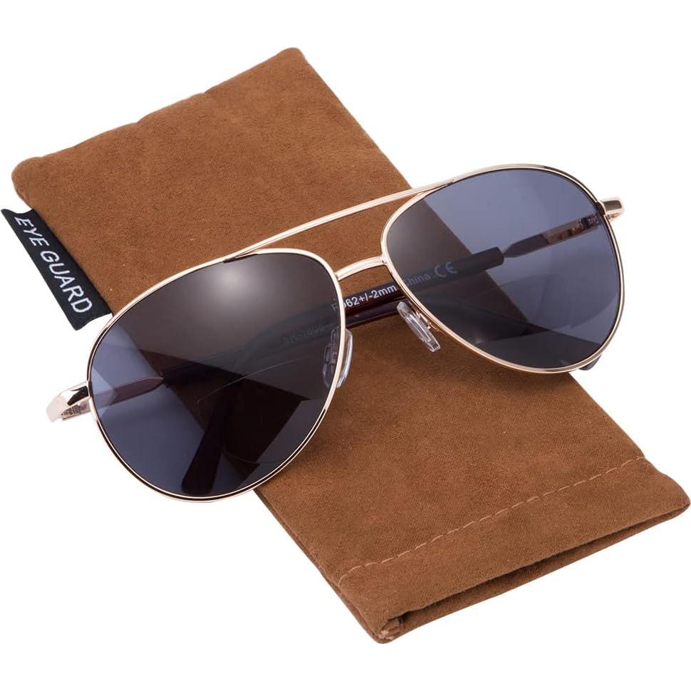 Gafas de Sol Bifocal Eyeguard UV400 Unisex 1.5x Oro