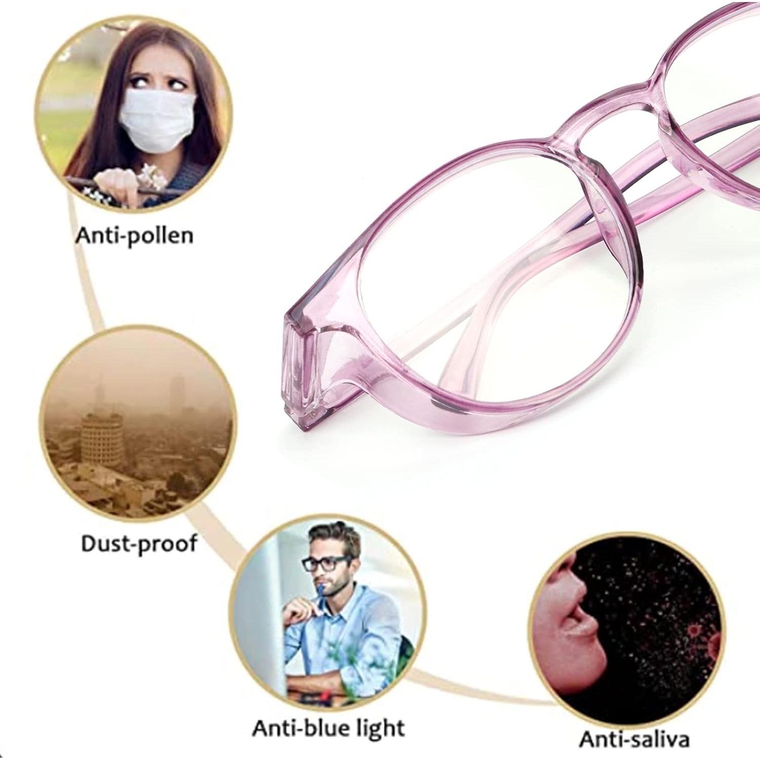 Gafas de Lectura Bifocales Outray 2.5x Luz Azul Púrpura