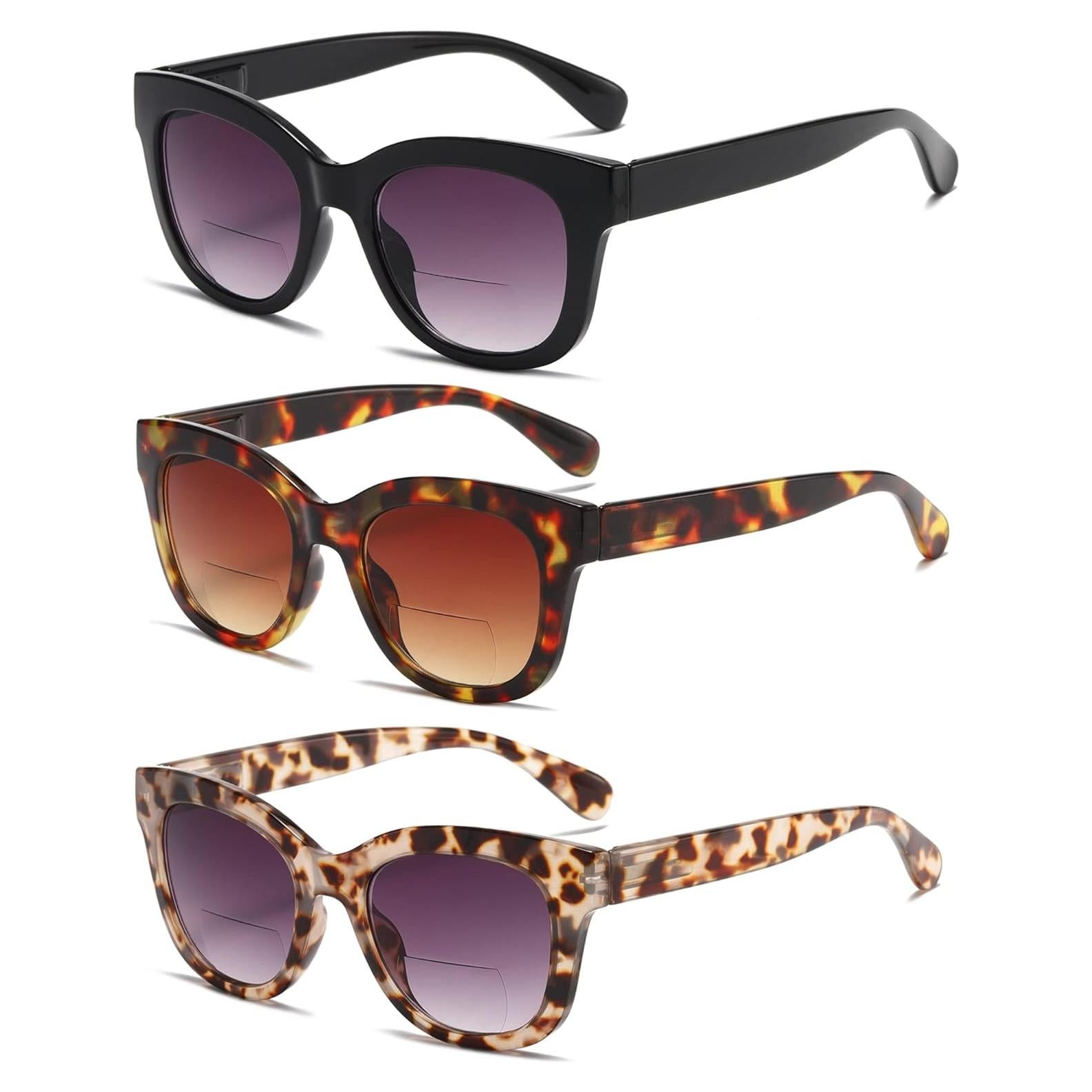Gafas de Sol Bifocales ZXYOO UV400 Paquete de 3 Mujeres