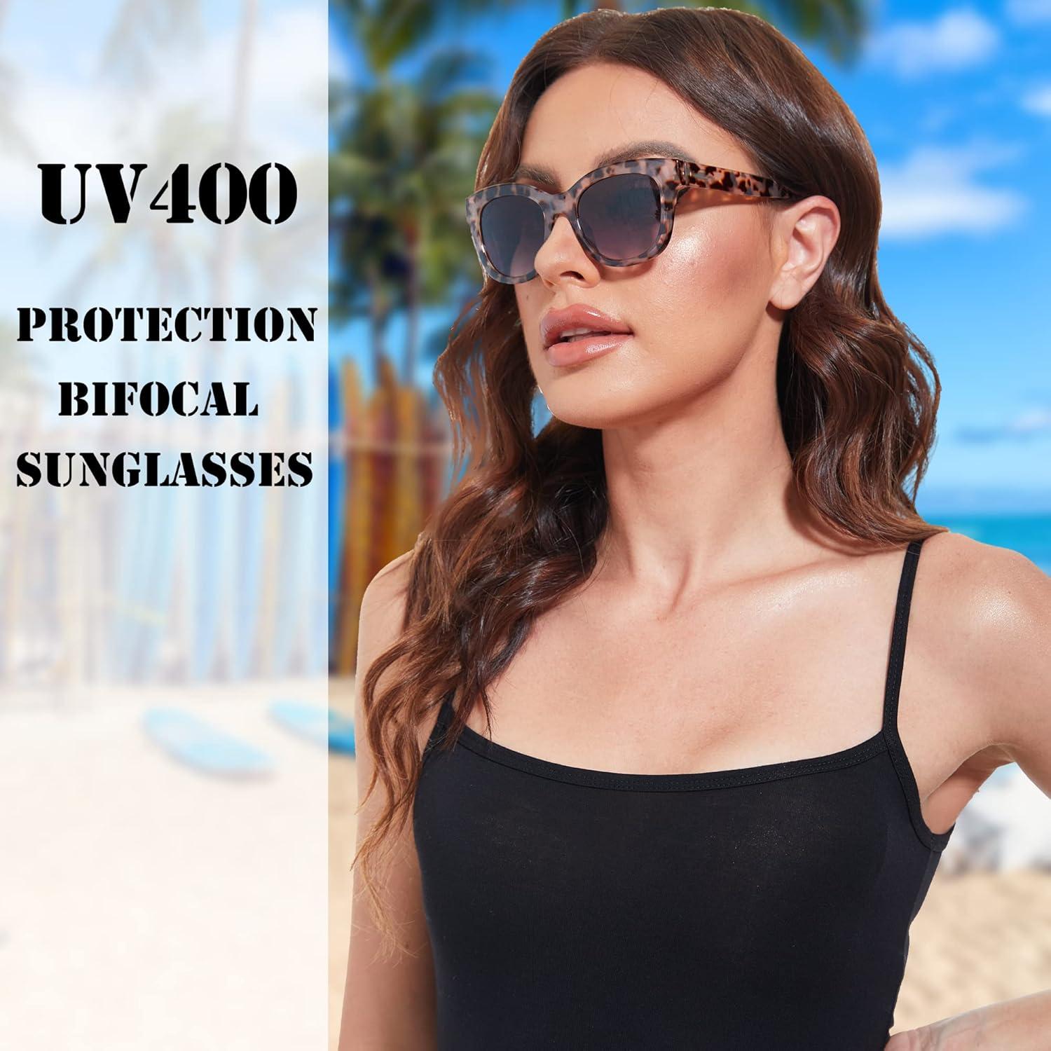 Gafas de Sol Bifocales ZXYOO UV400 Paquete de 3 Mujeres