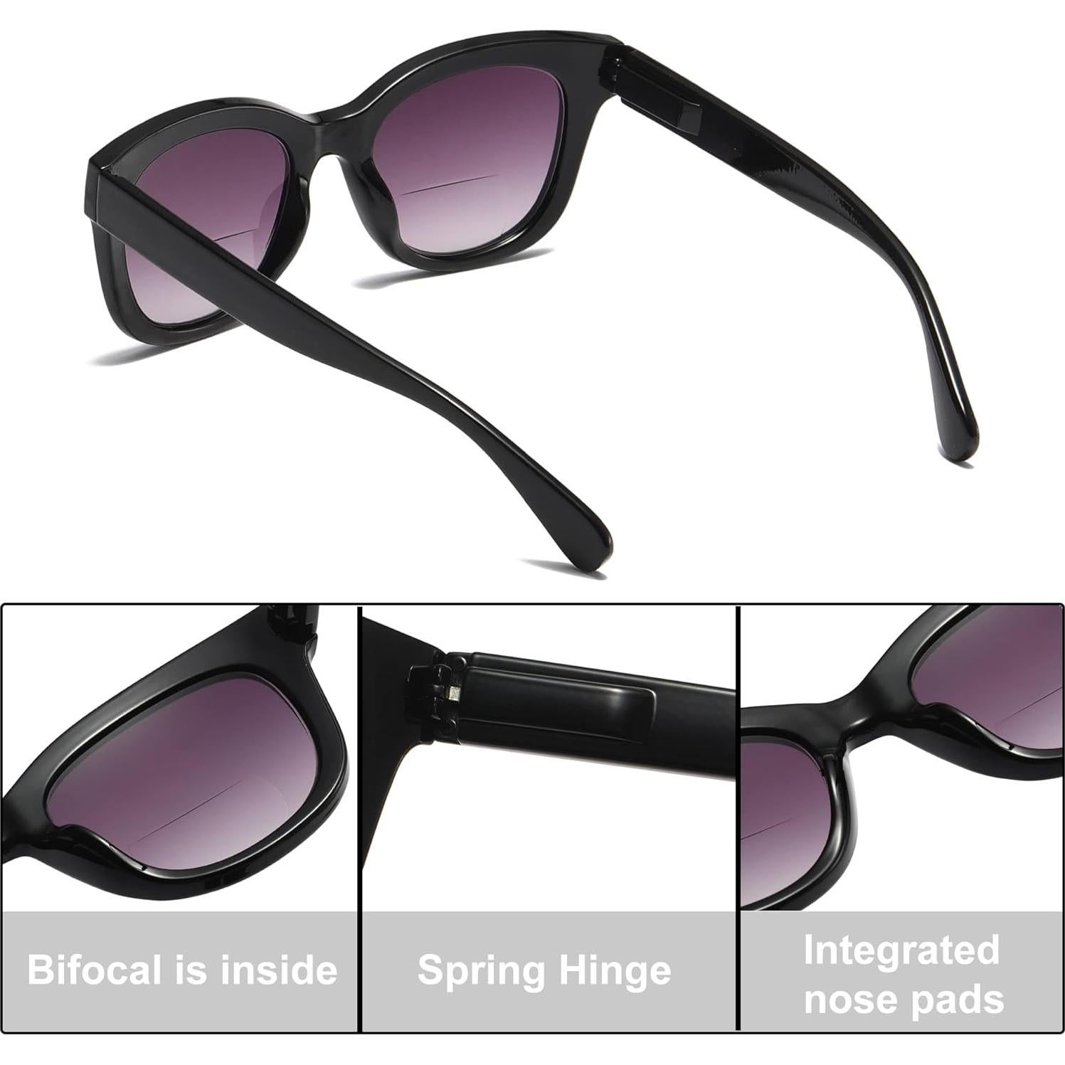 Gafas de Sol Bifocales ZXYOO UV400 Paquete de 3 Mujeres