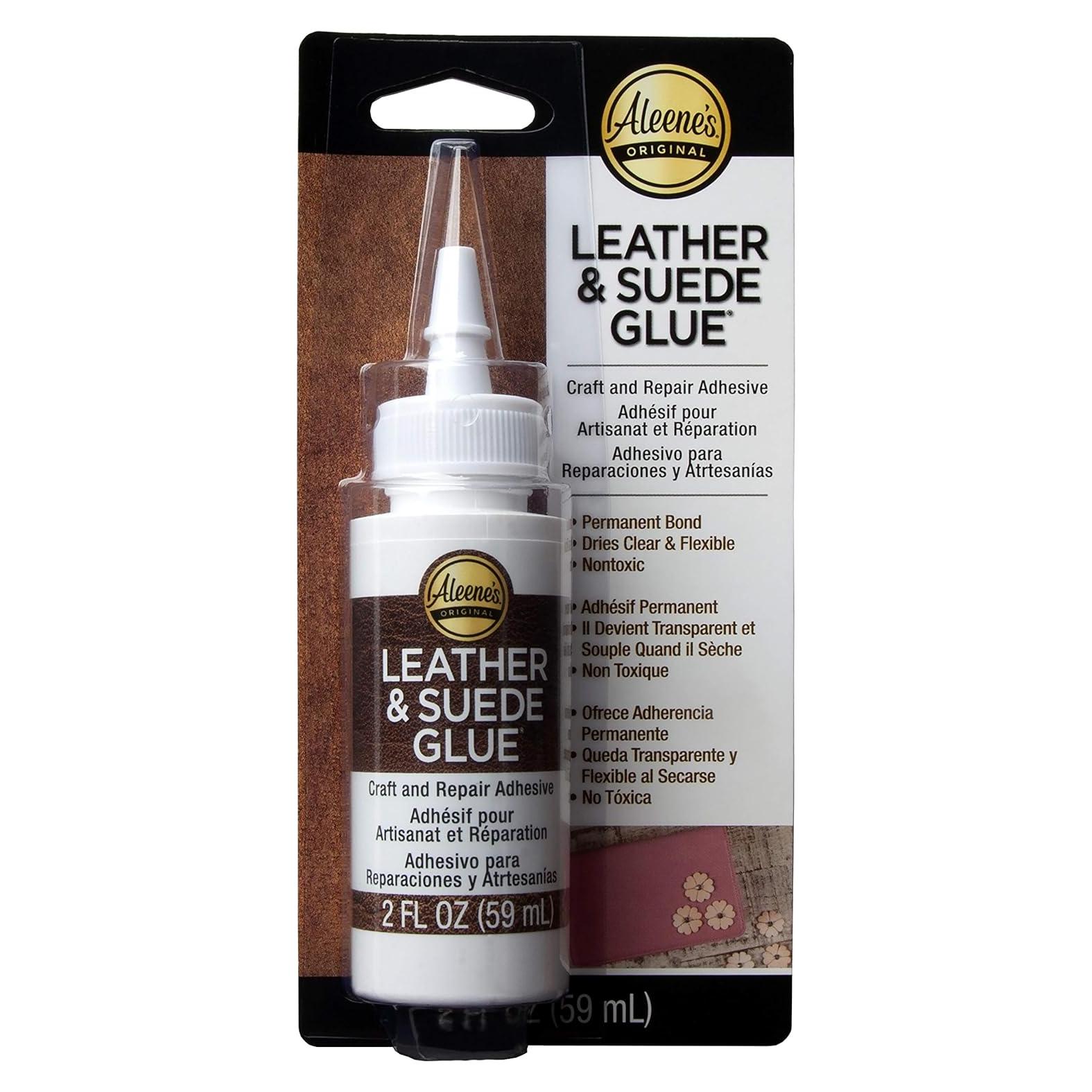 Pegamento para Cuero y Ante Aleene 59 ml - No Tóxico y Flexible