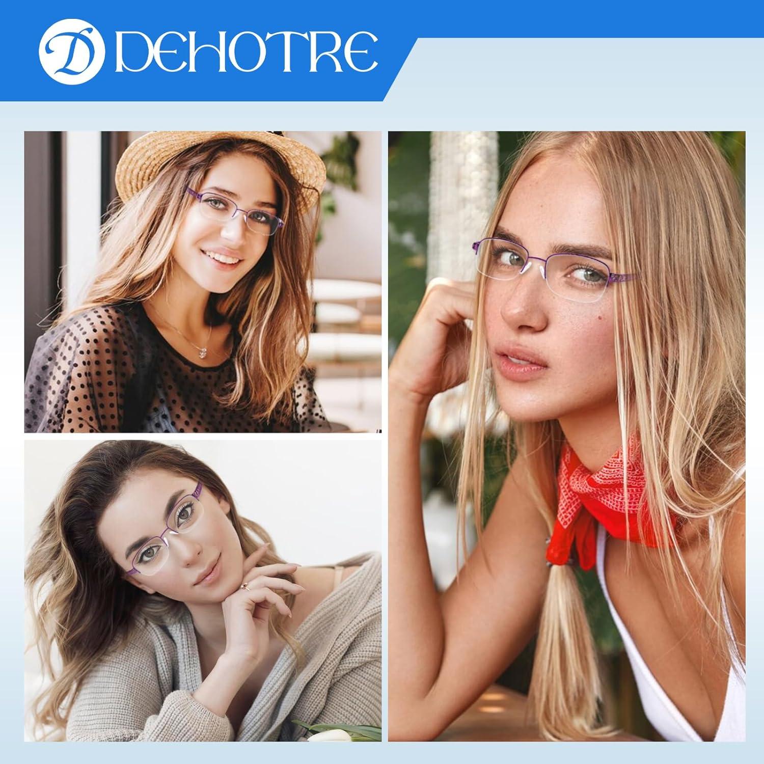 Gafas de lectura bifocales metálicas con bloqueo luz azul 3.0x