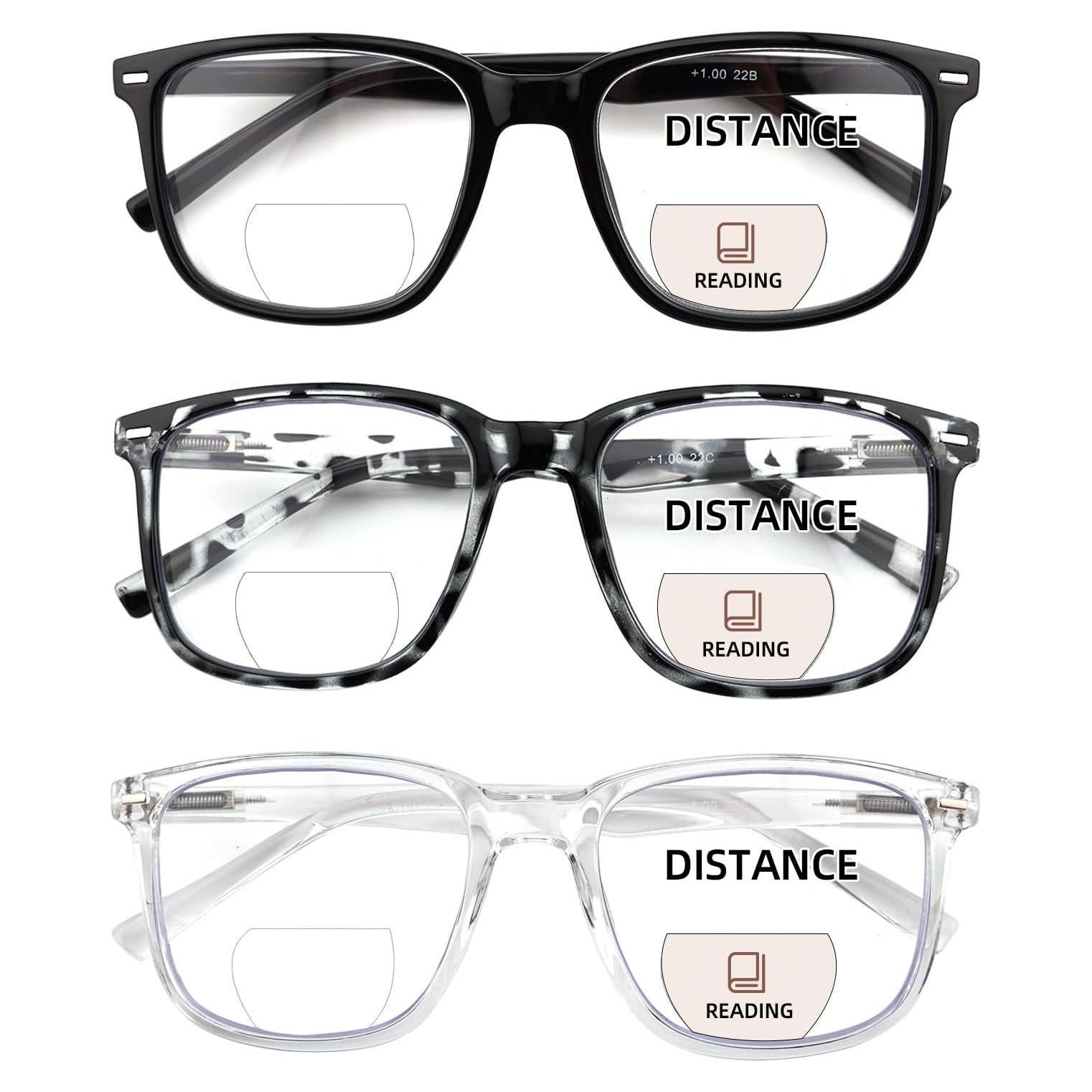 Paquete de 3 Gafas Bifocales SOPHILY 2.50 para Lectura