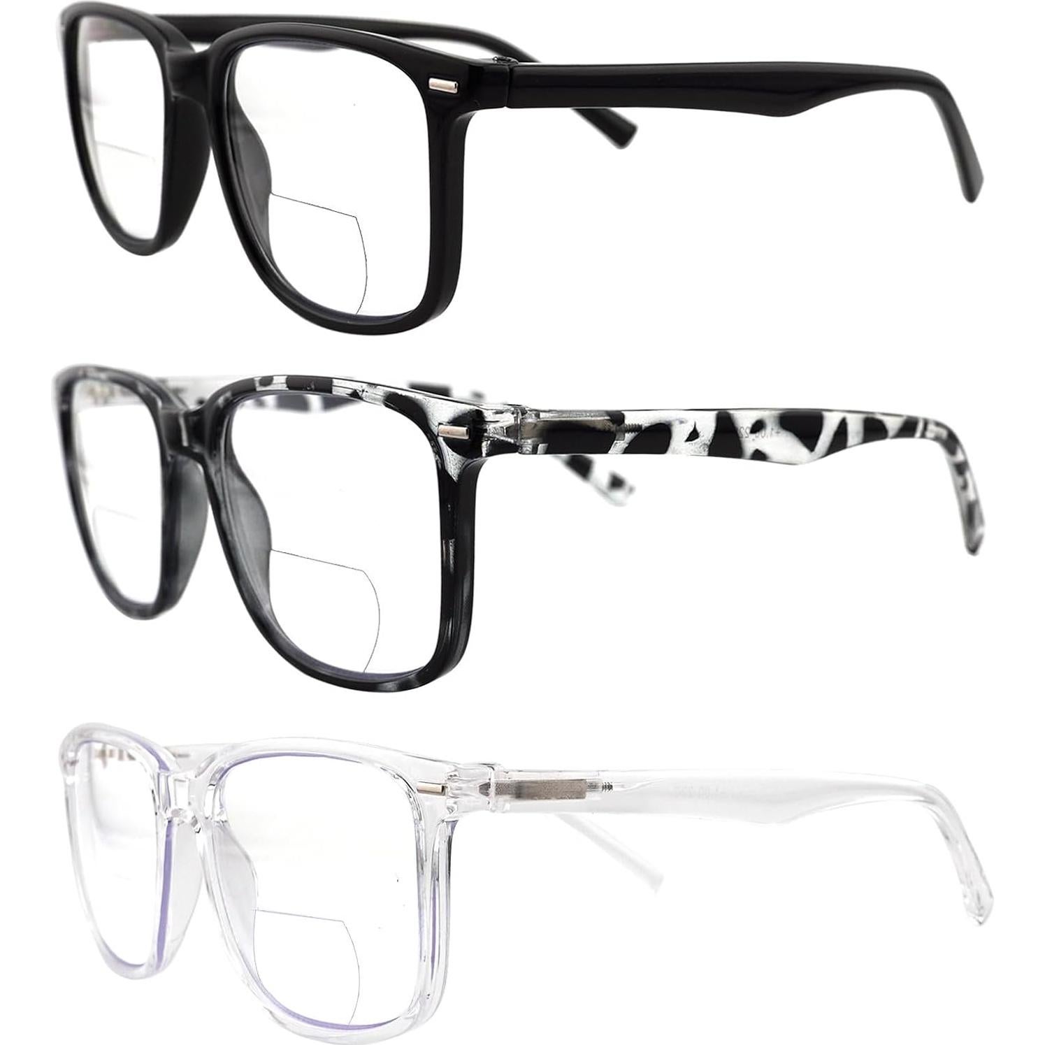 Paquete de 3 Gafas Bifocales SOPHILY 2.50 para Lectura