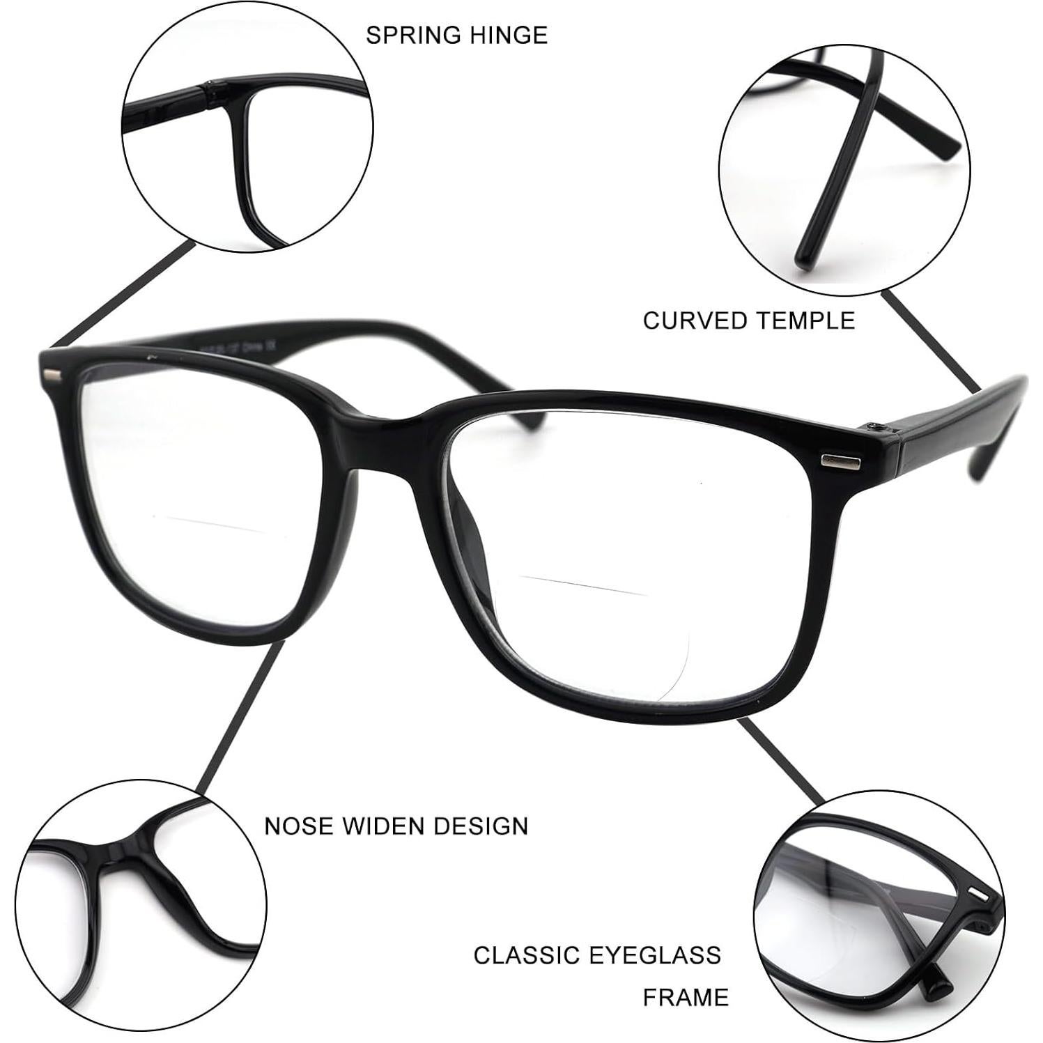 Paquete de 3 Gafas Bifocales SOPHILY 2.50 para Lectura