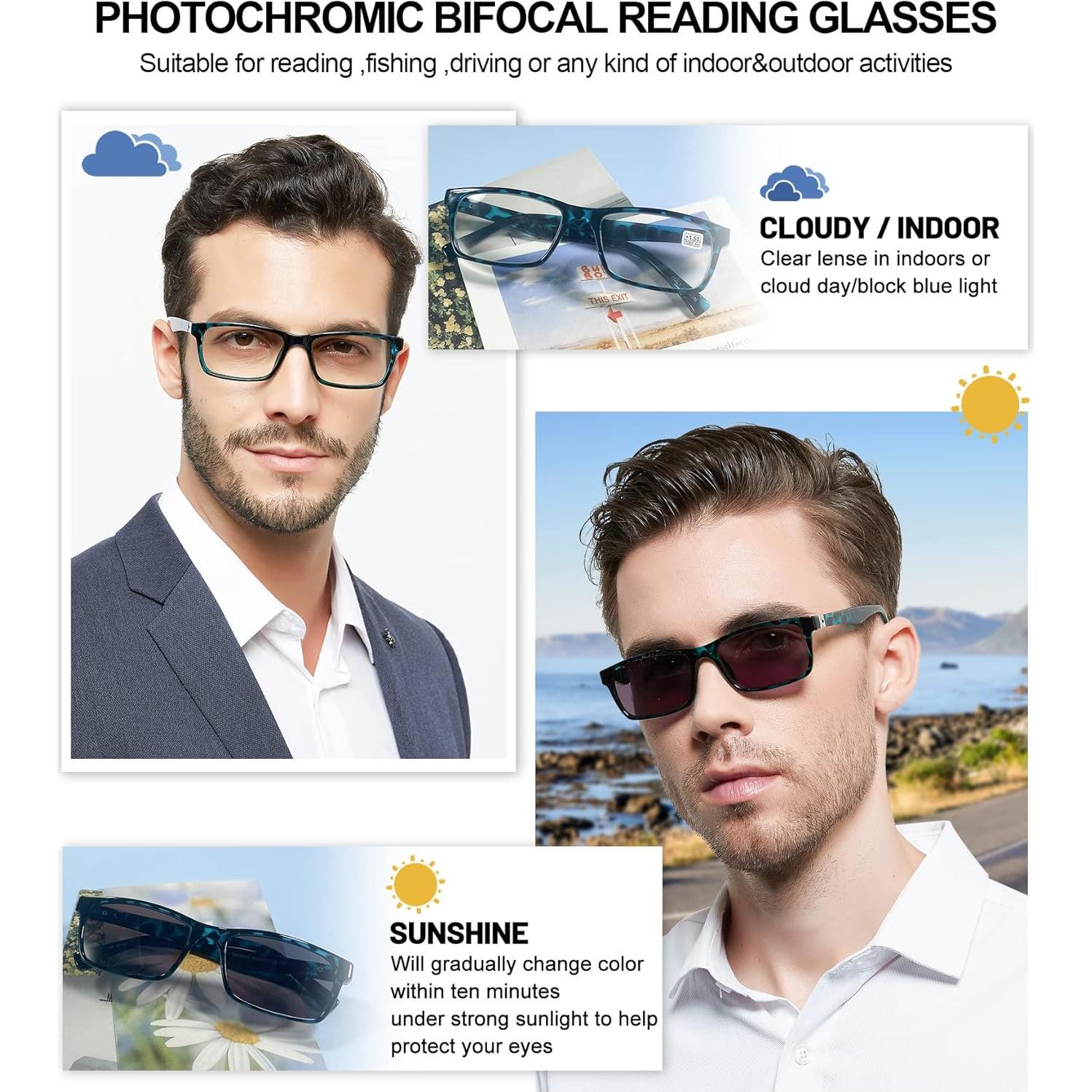 Gafas de Lectura Bifocal OCCI CHIARI UV400 Azul 1.5x