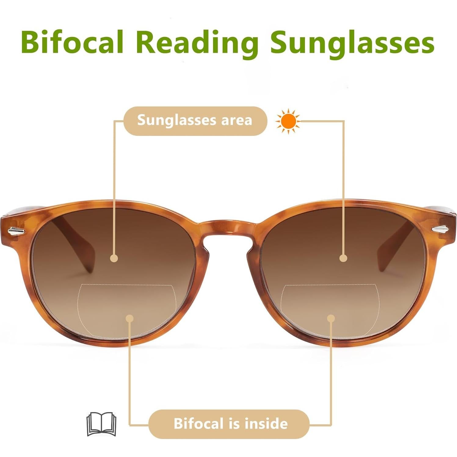 Gafas de sol bifocales Madison Avenue carey naranja +1.5