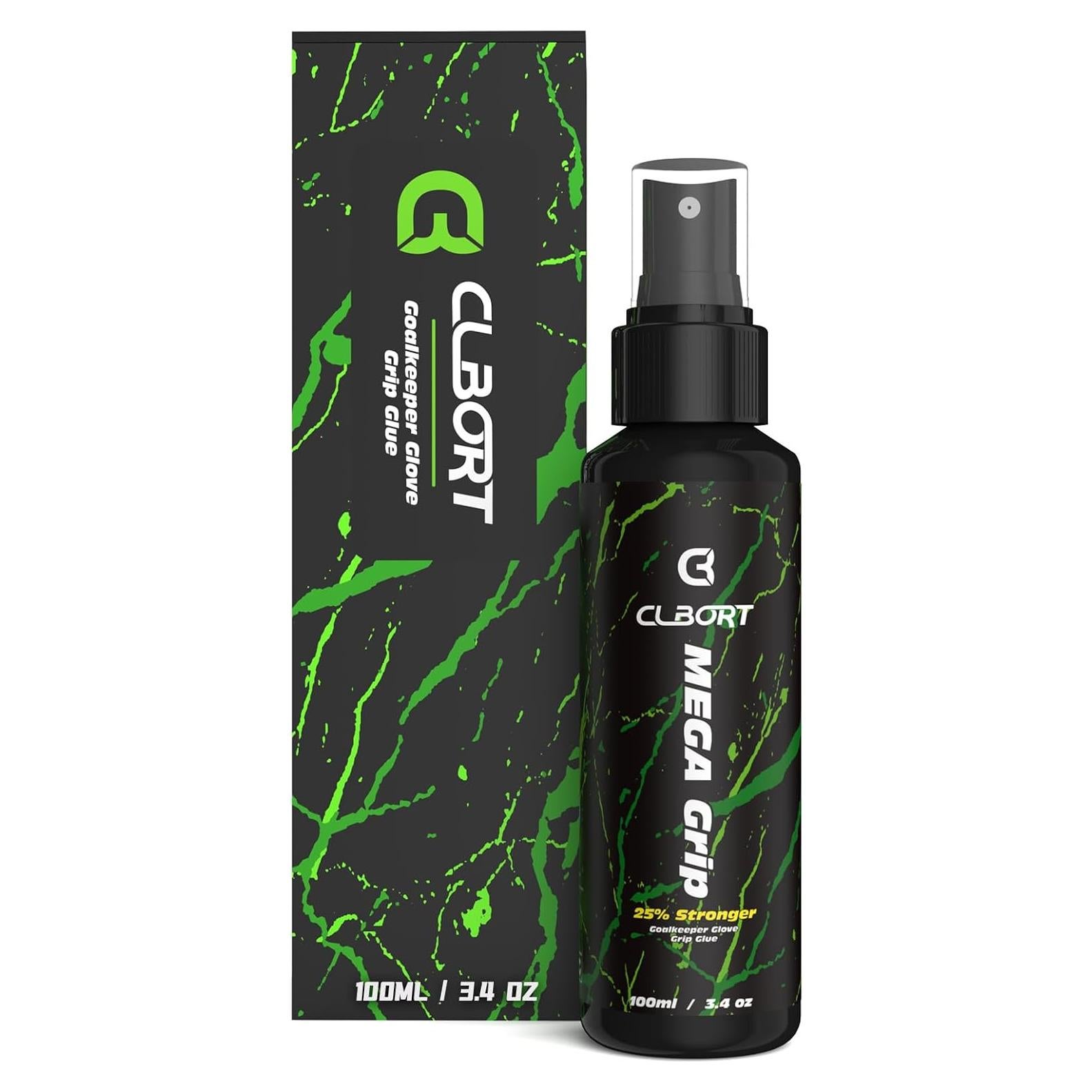 Spray de Agarre para Guantes de Portero Clbort 100ml + Lavado 100ml