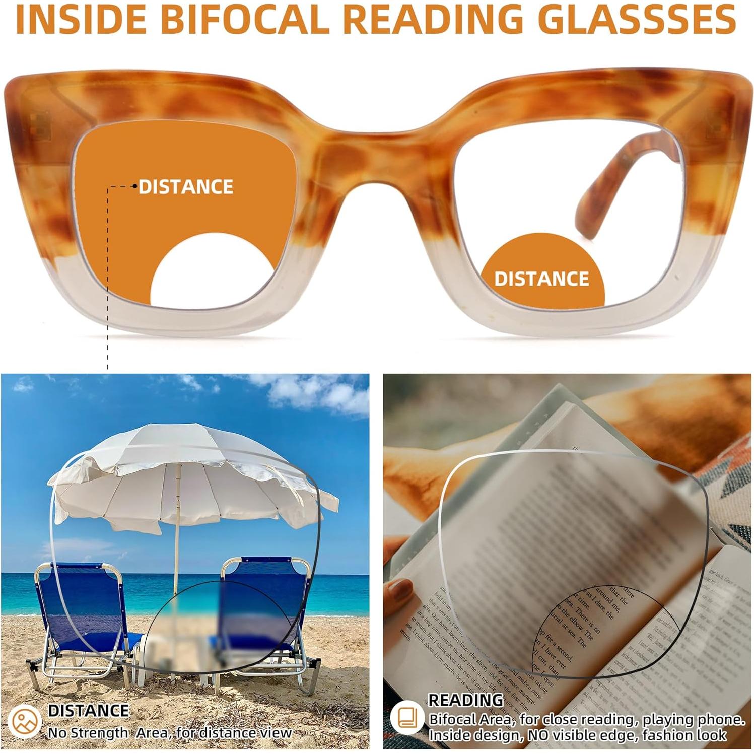 Paquete de 3 Gafas Bifocales SOPHILY +1.75 para Lectura