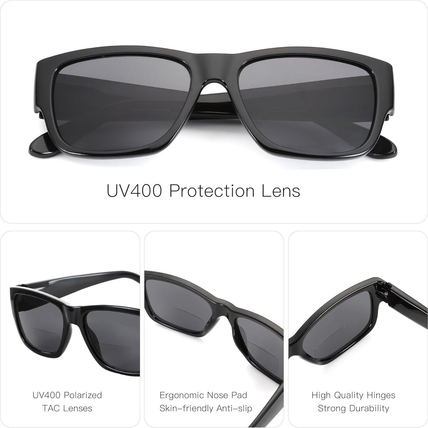 Gafas de sol bifocales BLUEMOKY para hombres UV400