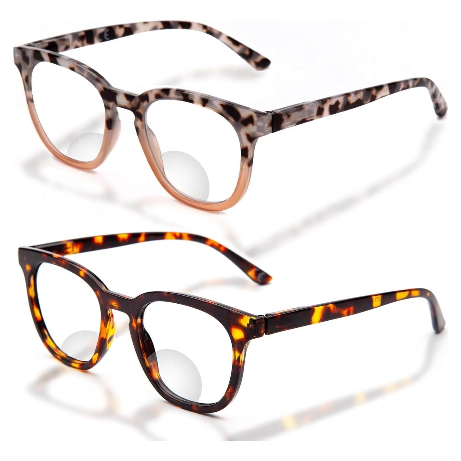 Gafas Bifocales LianSan para Mujeres UV400 Estilo Retro