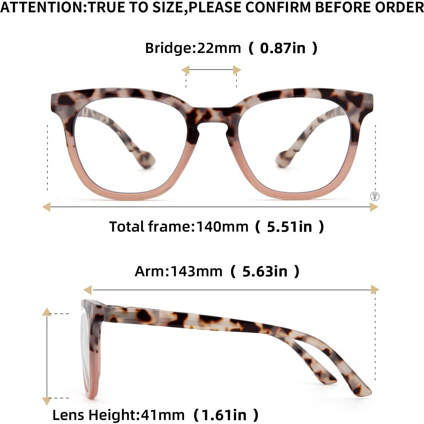 Gafas Bifocales LianSan para Mujeres UV400 Estilo Retro