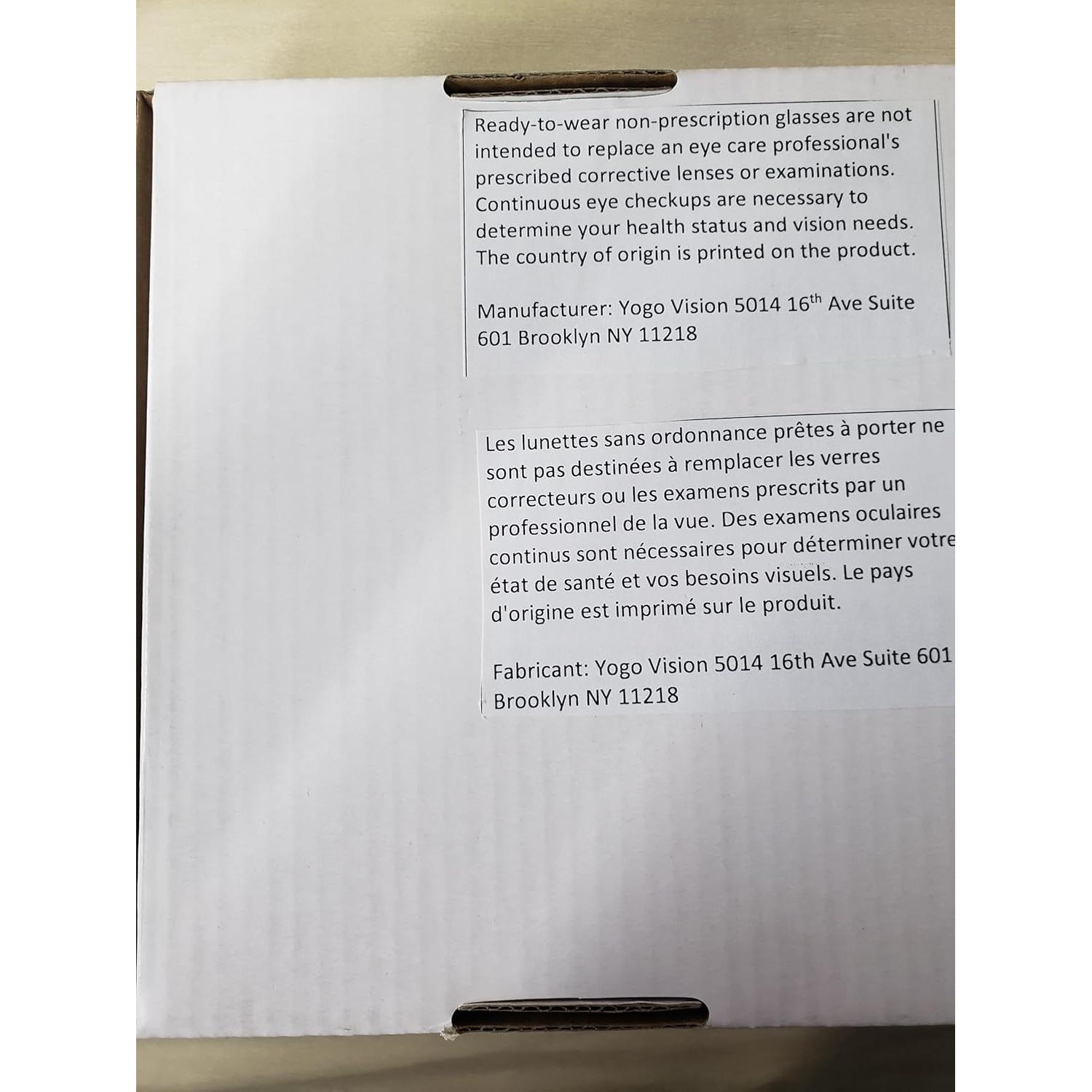 Gafas de lectura bifocales Yogo Vision 2 Pack Metal 2.5x