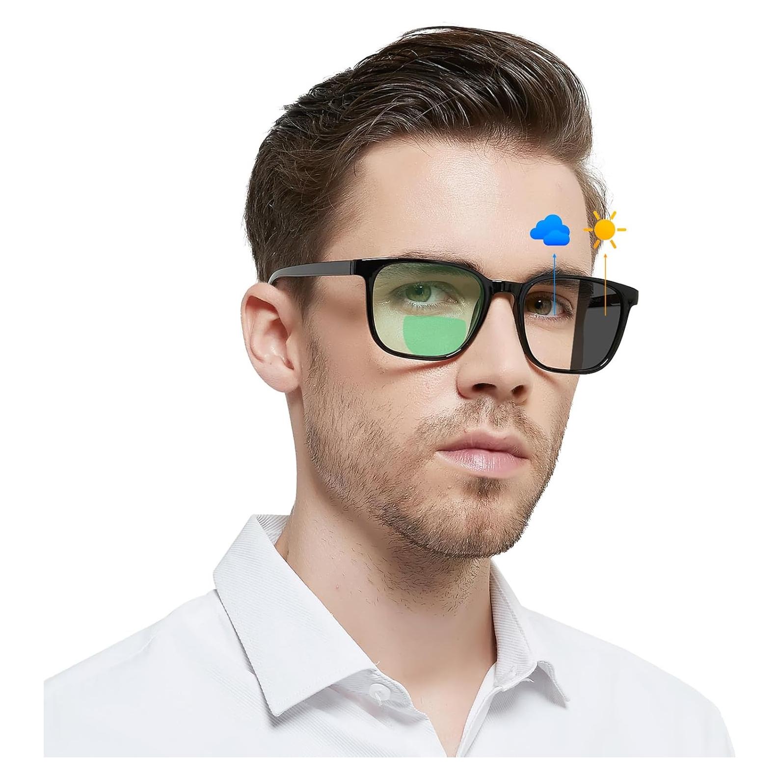 Gafas de lectura bifocal OCCI CHIARI UV400 negras 1.5x