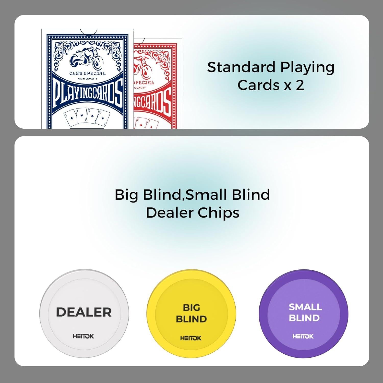 Juego de Póker de Arcilla LOYCHIP - 1000 Fichas y Estuche