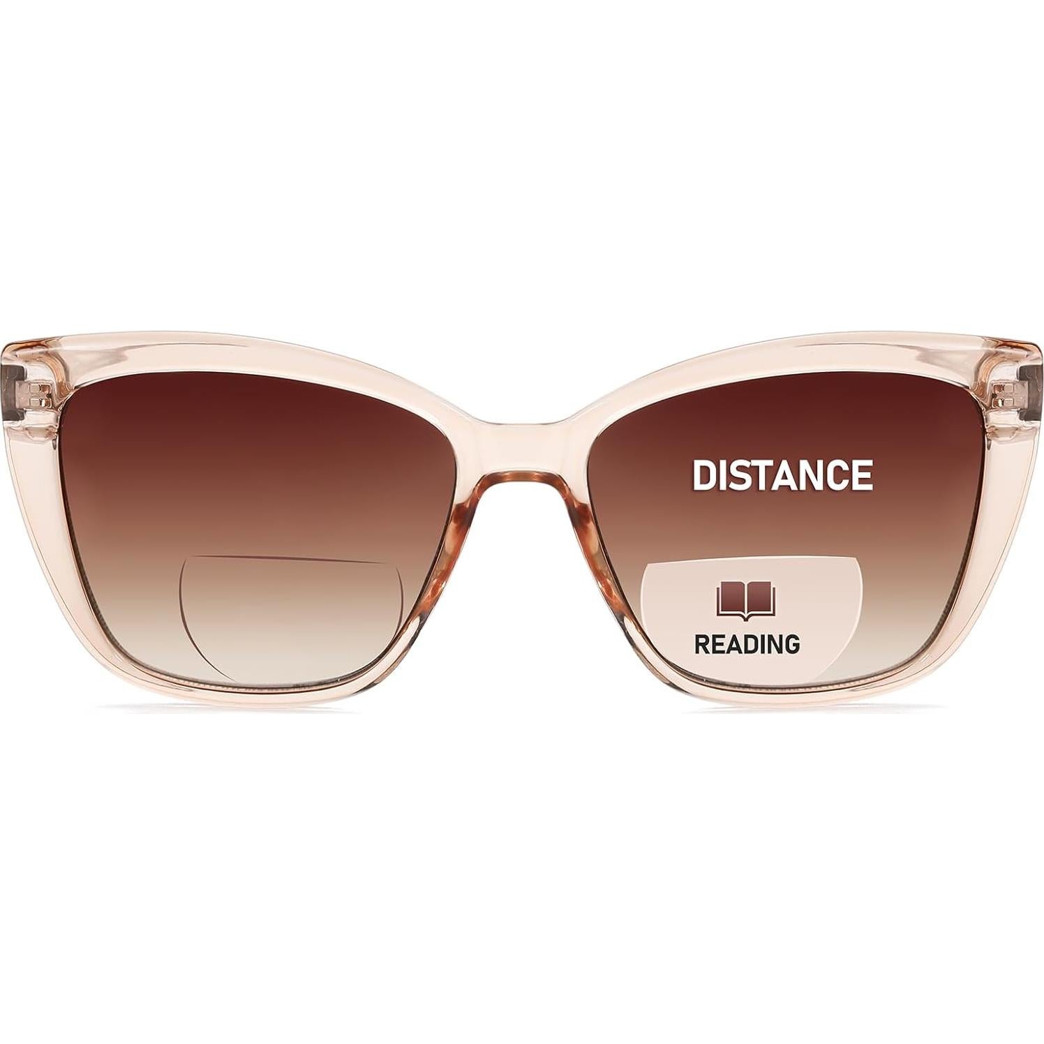 Gafas de sol bifocales PUBOWT grandes ojo de gato UV400