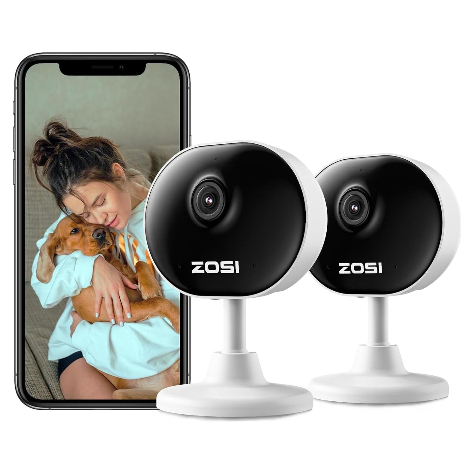 Cámara de Seguridad ZOSI C688 WiFi 1080P con Audio y Noche