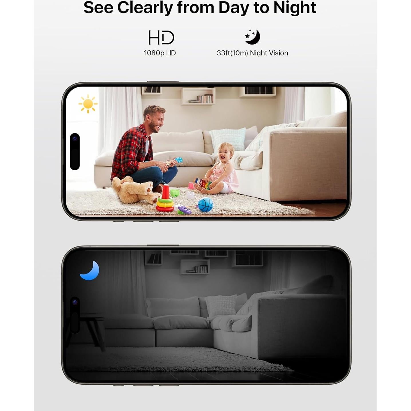 Cámara de Seguridad ZOSI C688 WiFi 1080P con Audio y Noche