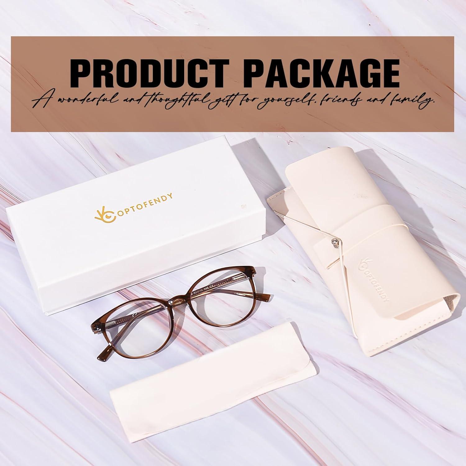 Gafas Bifocales OPTOFENDY 1.5x TR90 Redondas Luz Azul