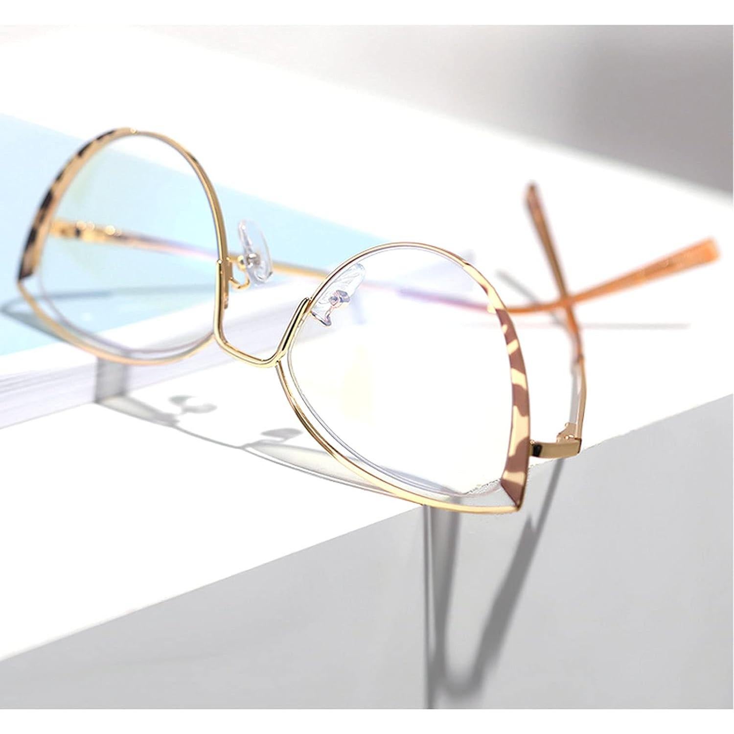 Gafas de lectura bifocales Mincl estilo gato 1.25x anti-fatiga