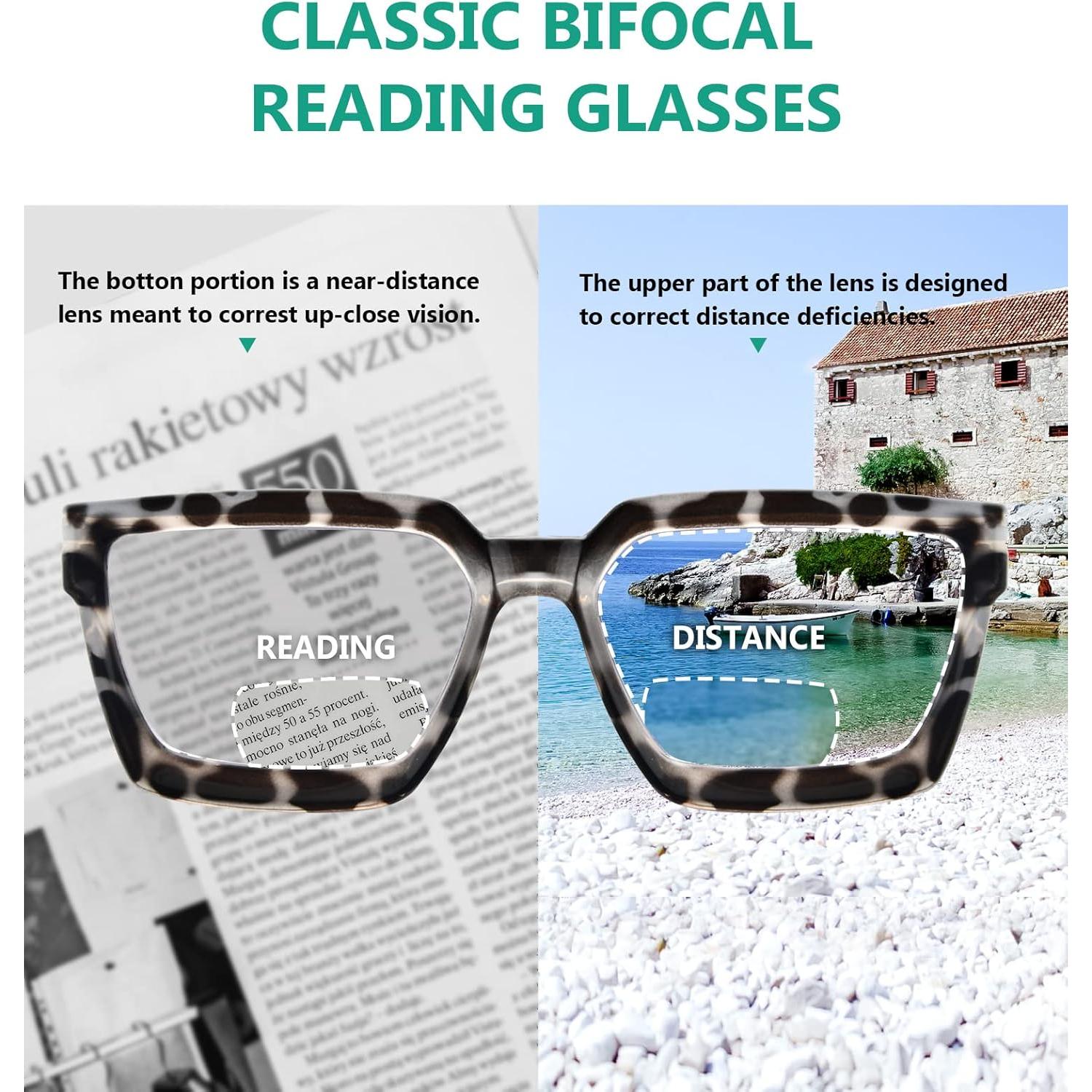 Gafas de lectura bifocal Eyekepper 2.0D Tortuga Gris