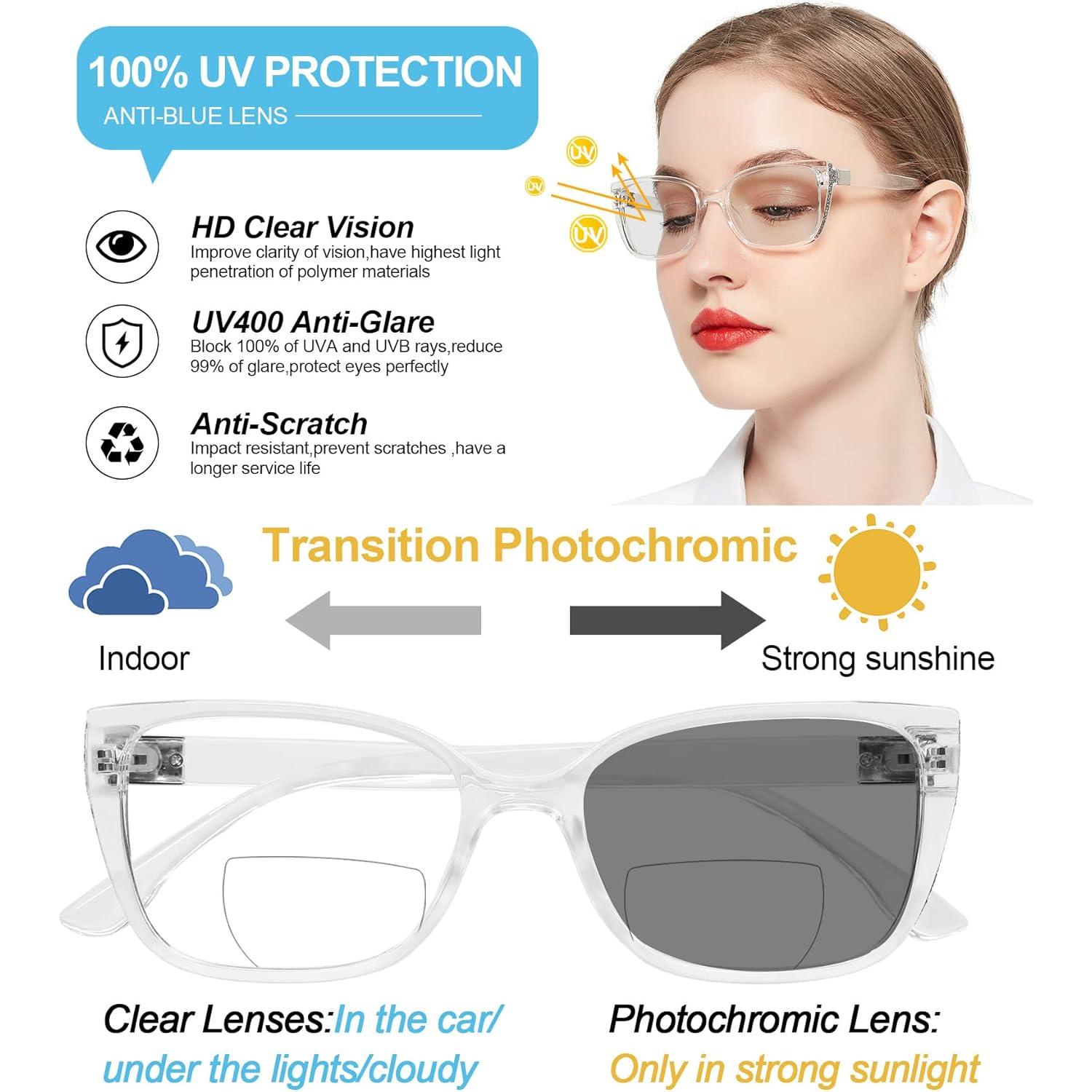 Gafas de Lectura Bifocales OCCI CHIARI UV400 Transparentes