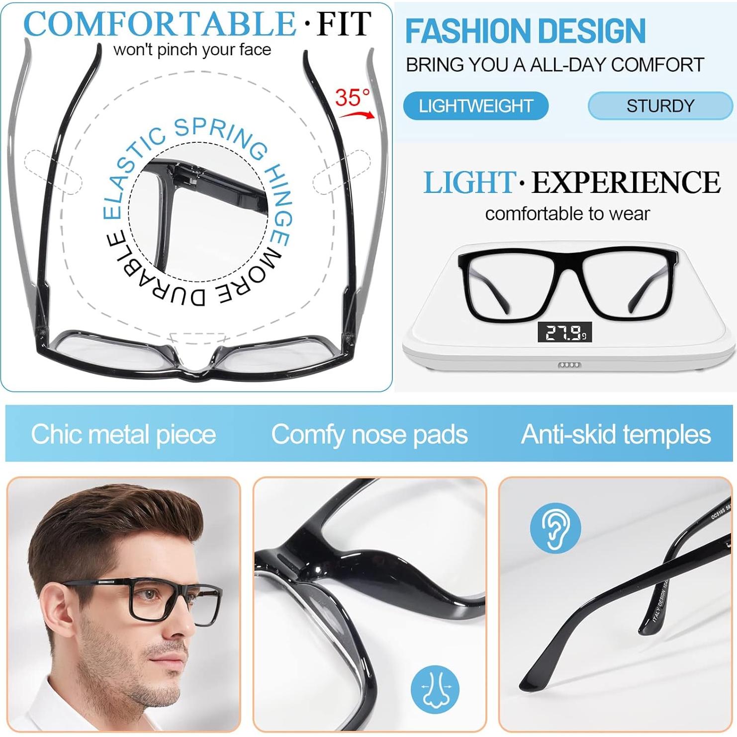 Gafas de Lectura Bifocales MARE AZZURO 1.75 con Luz Azul